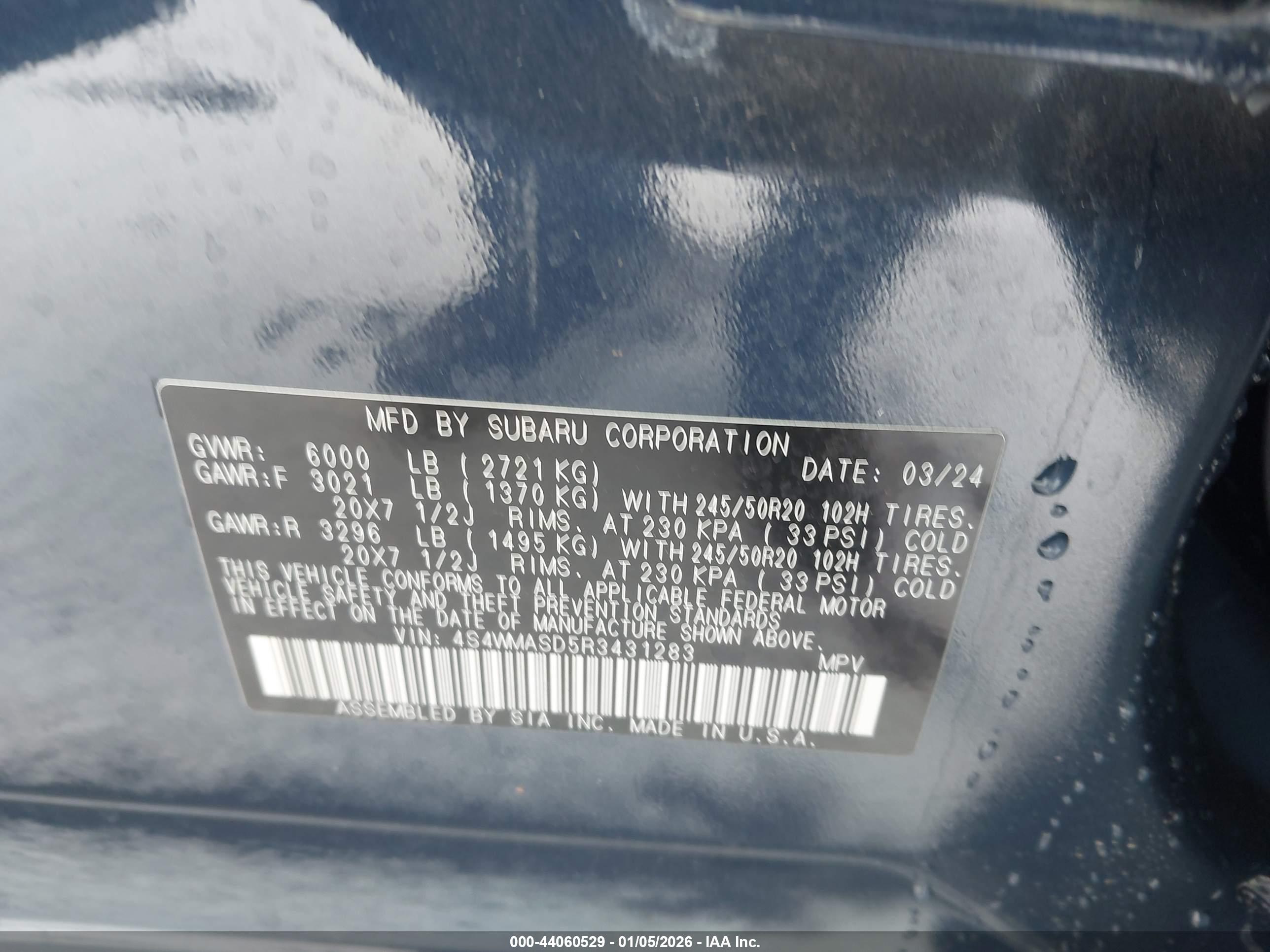 SUBARU ASCENT image 9