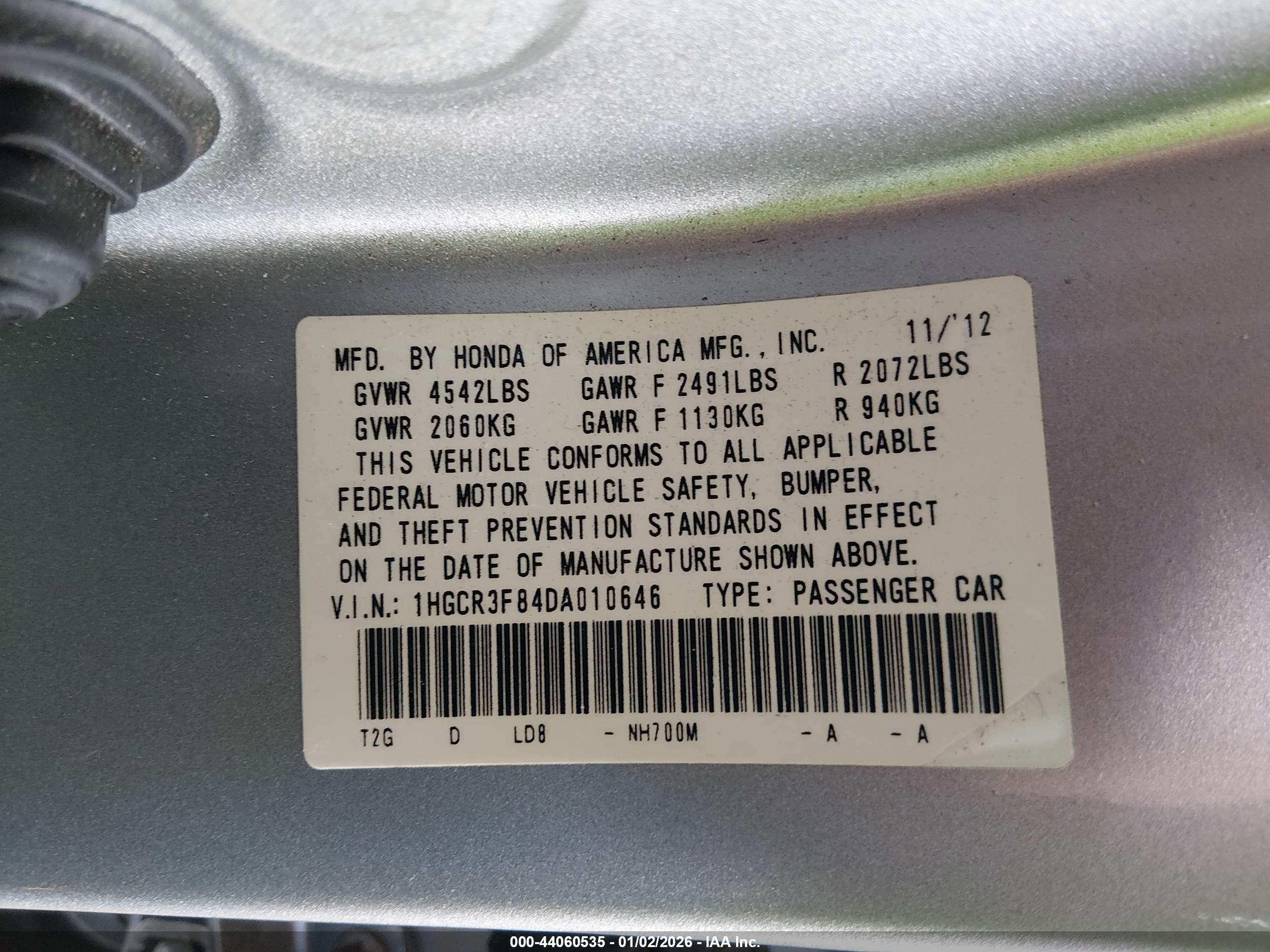 HONDA ACCORD image 9