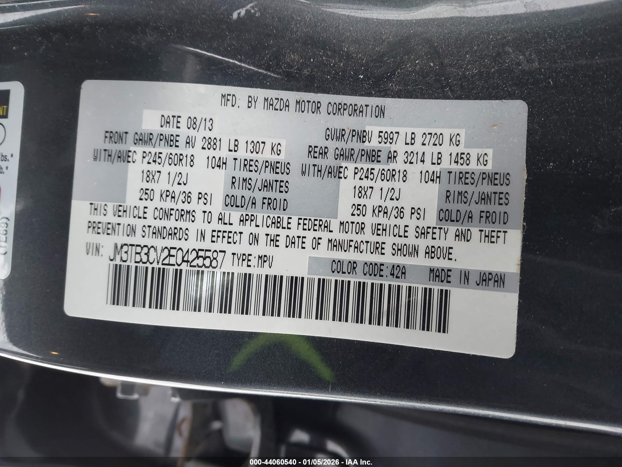 MAZDA CX-9 image 9