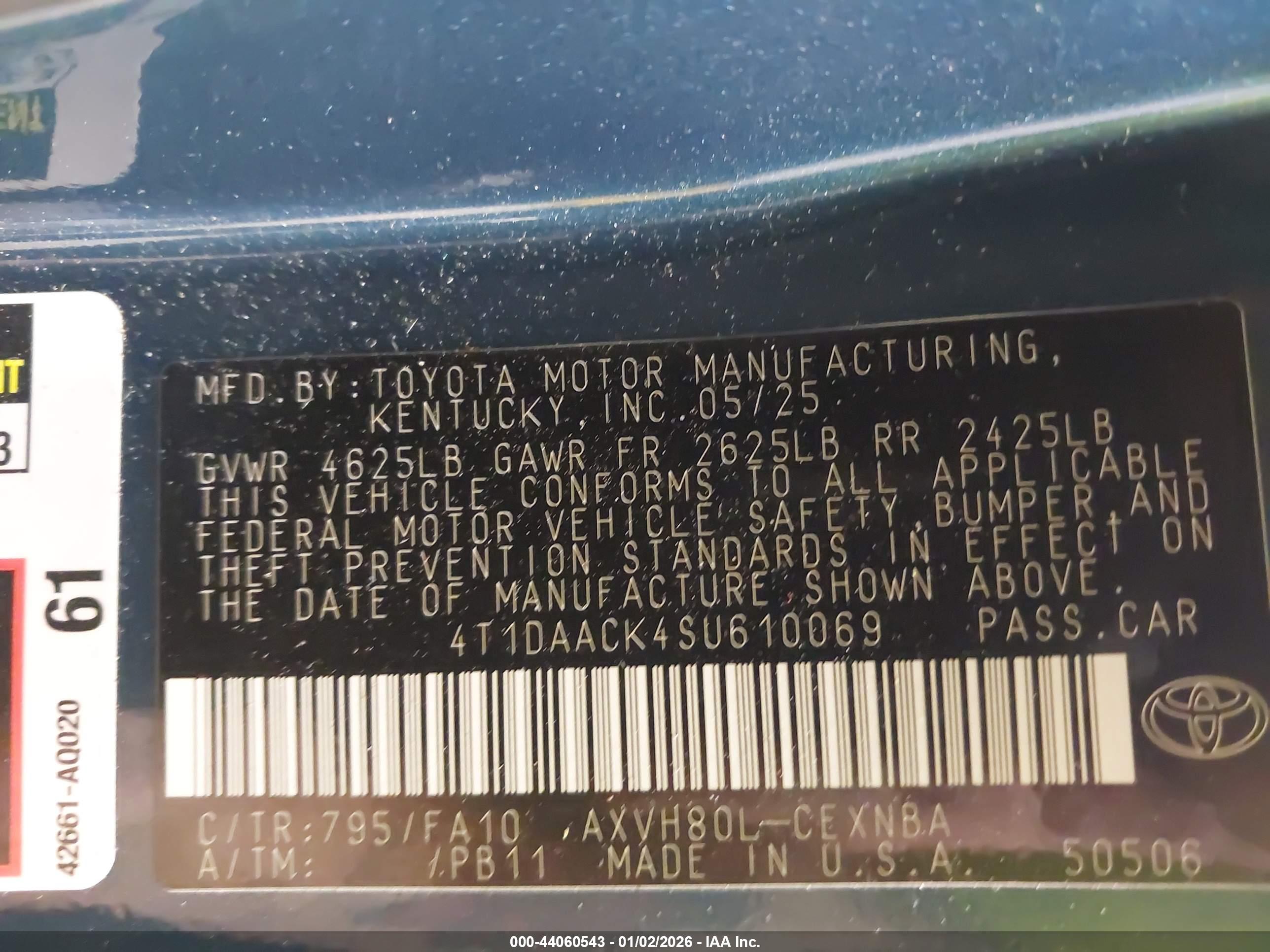 TOYOTA CAMRY image 9