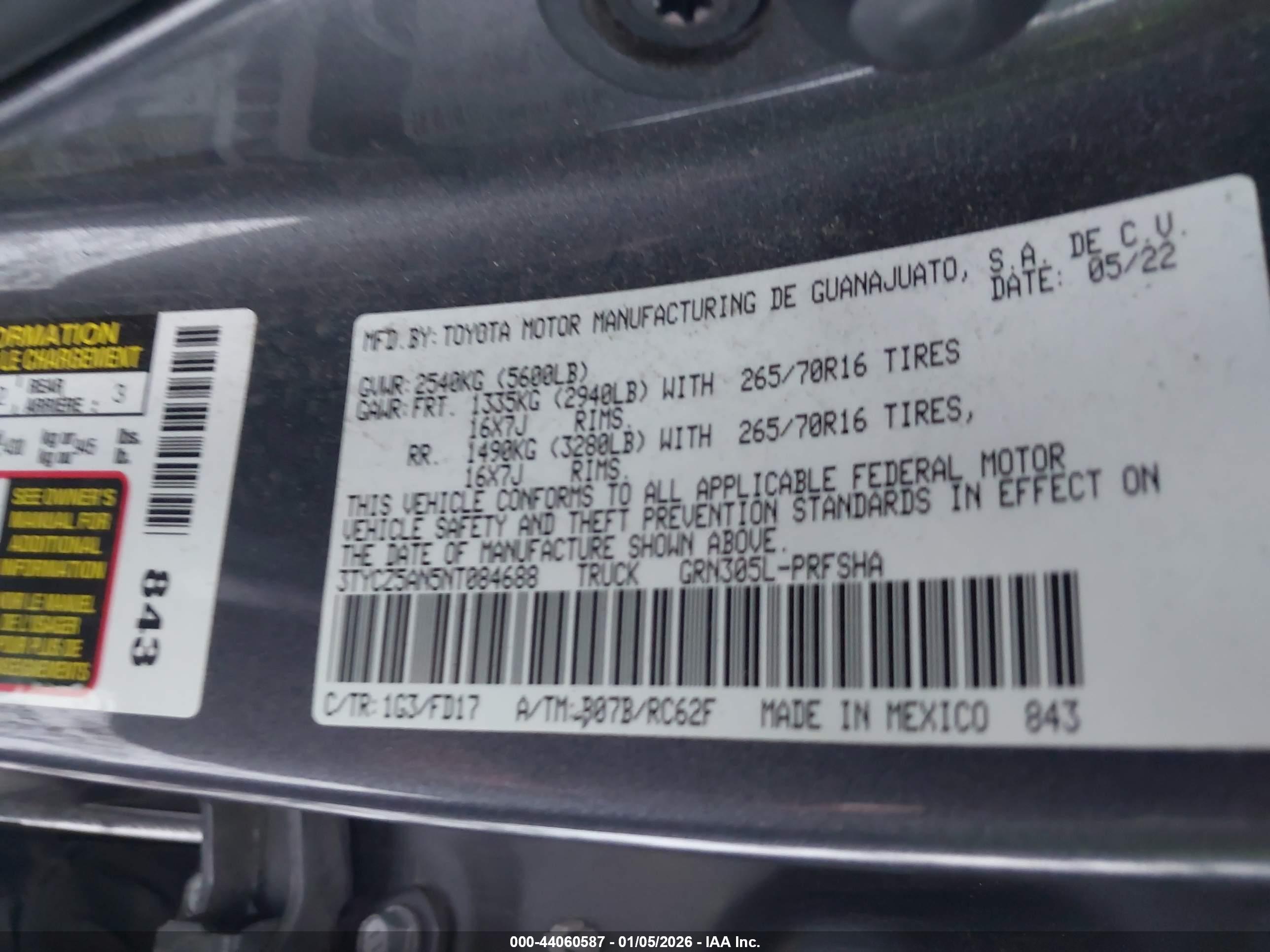 TOYOTA TACOMA image 9
