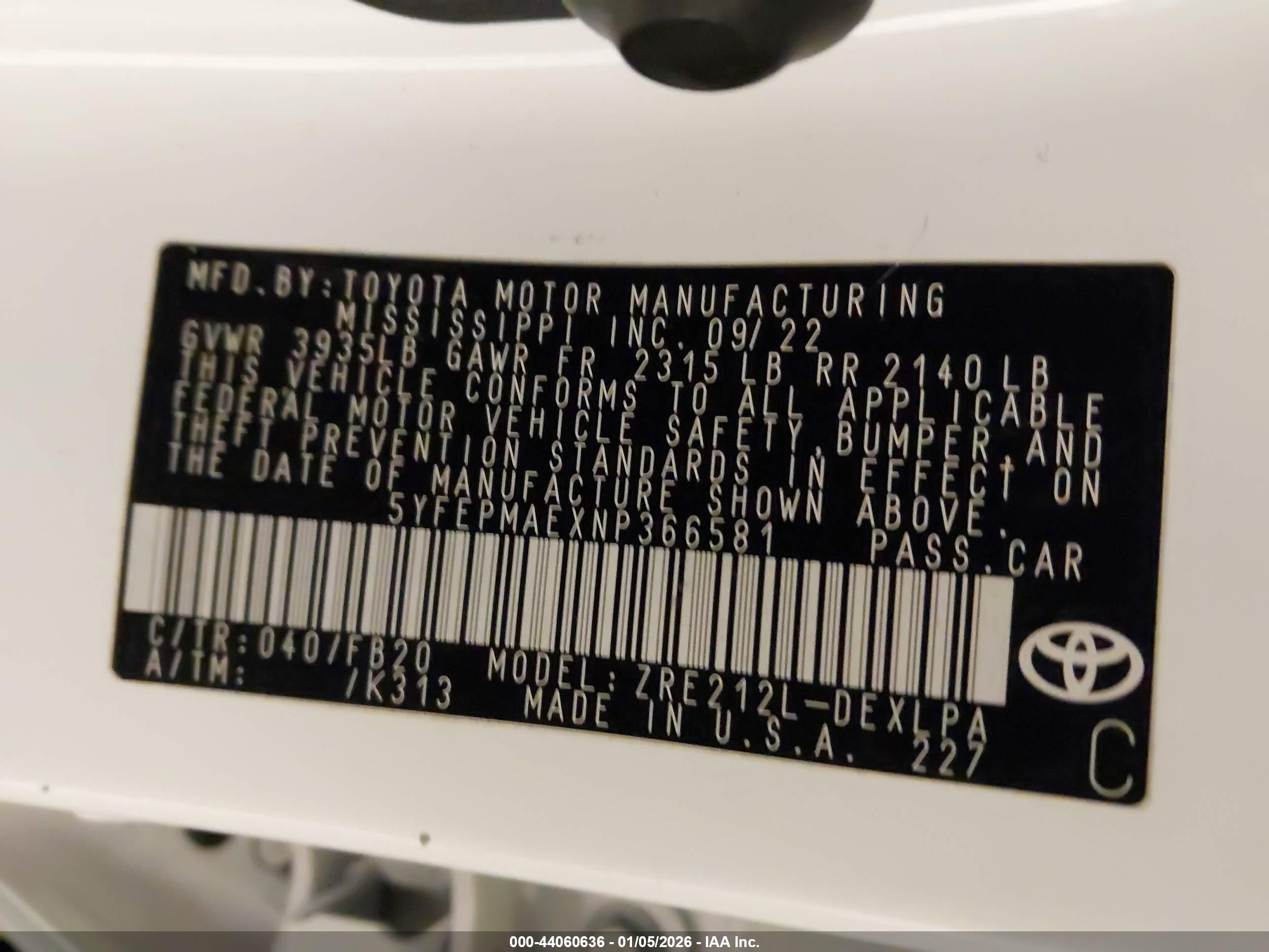 TOYOTA COROLLA image 9