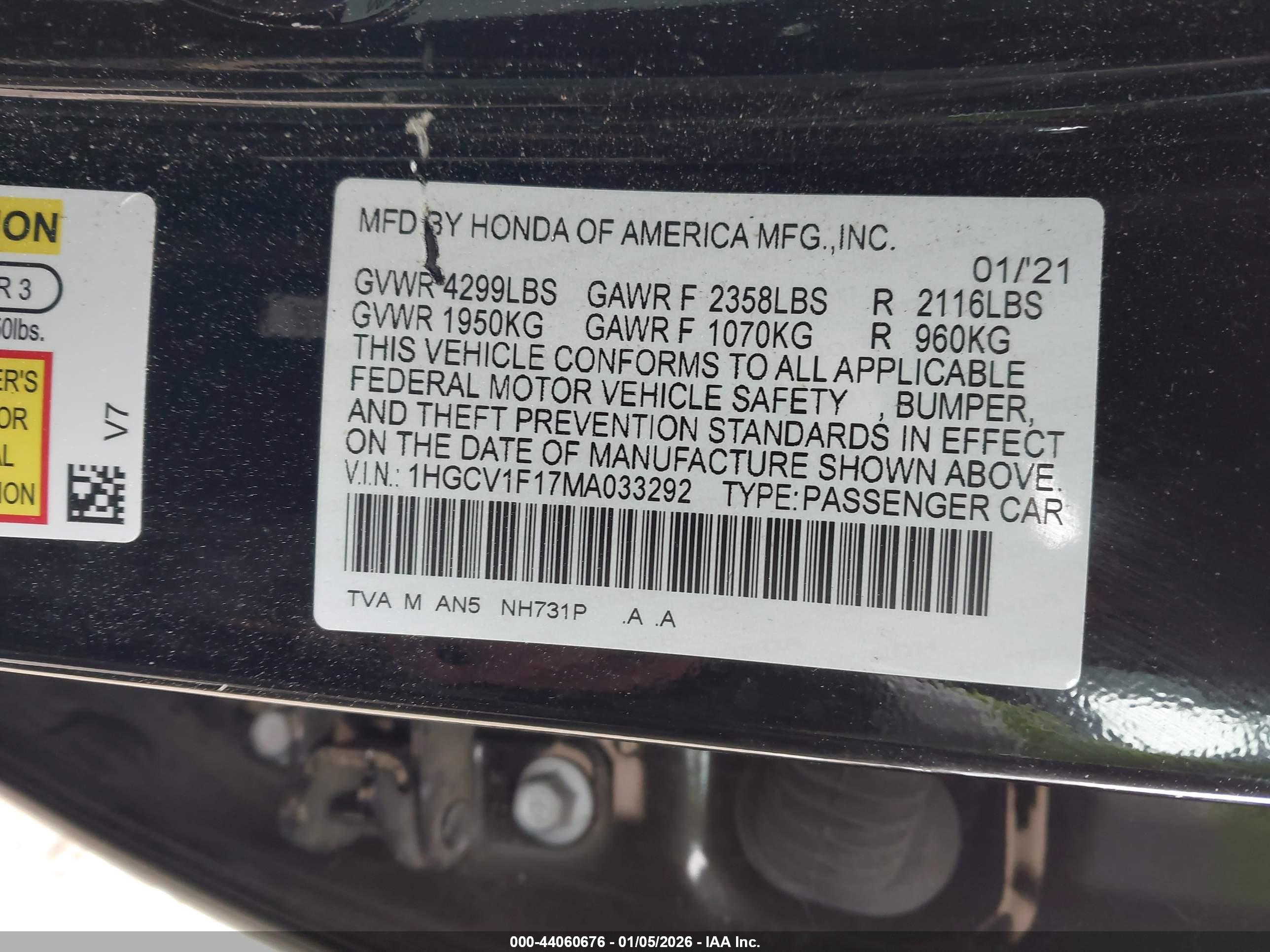 HONDA ACCORD image 9