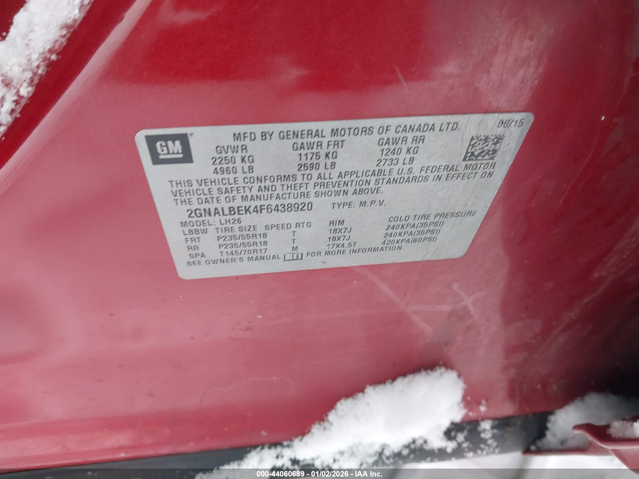 CHEVROLET EQUINOX image 9
