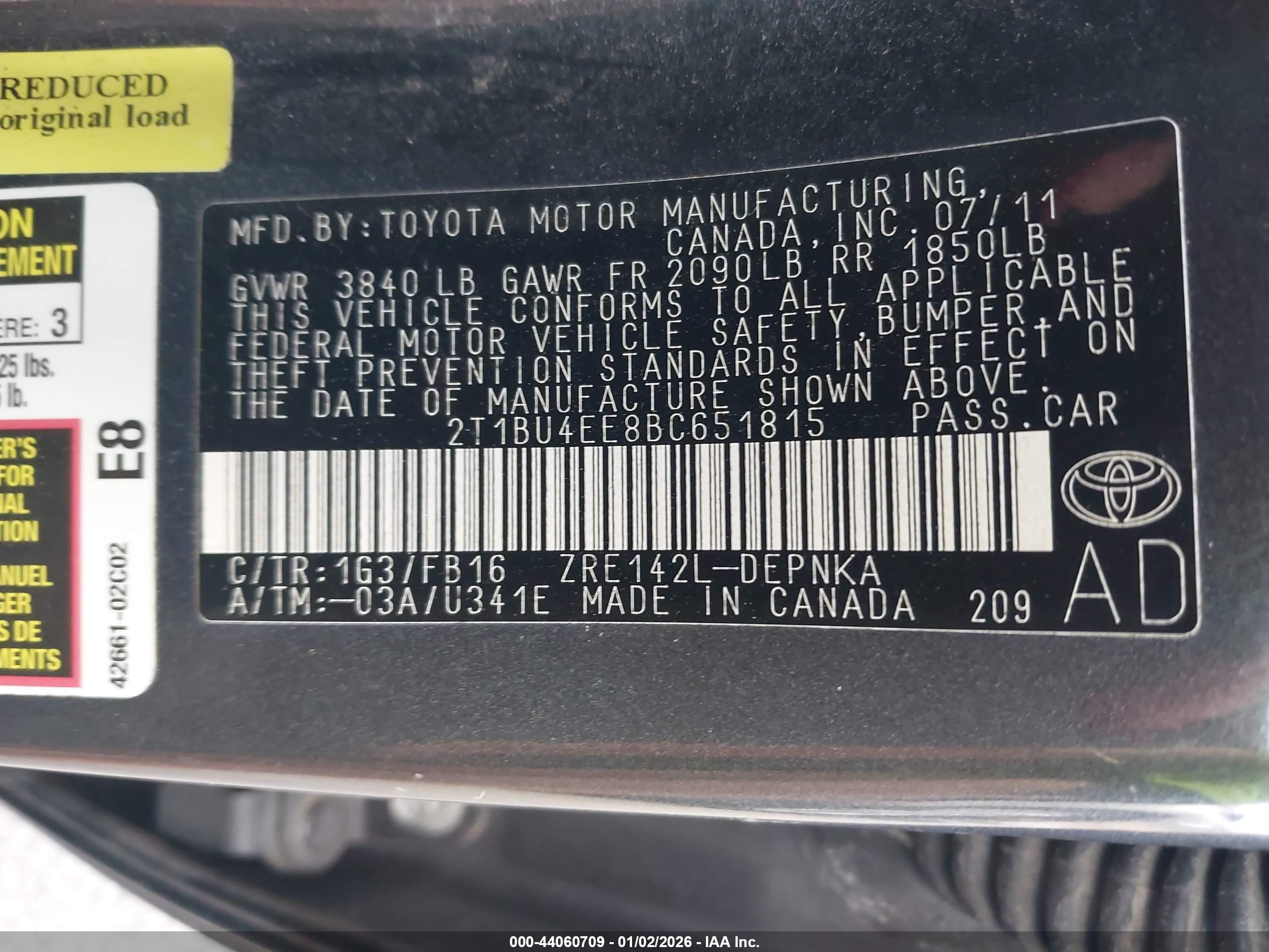 TOYOTA COROLLA image 9