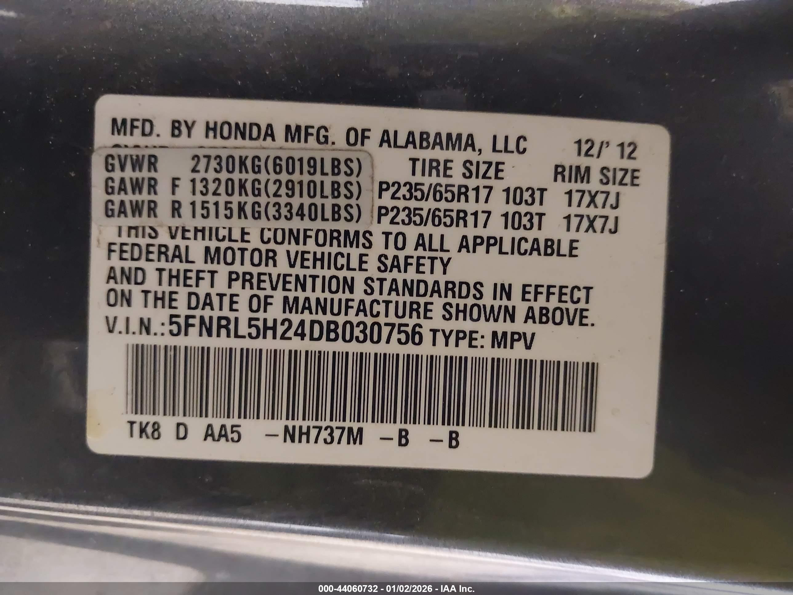 HONDA ODYSSEY image 9