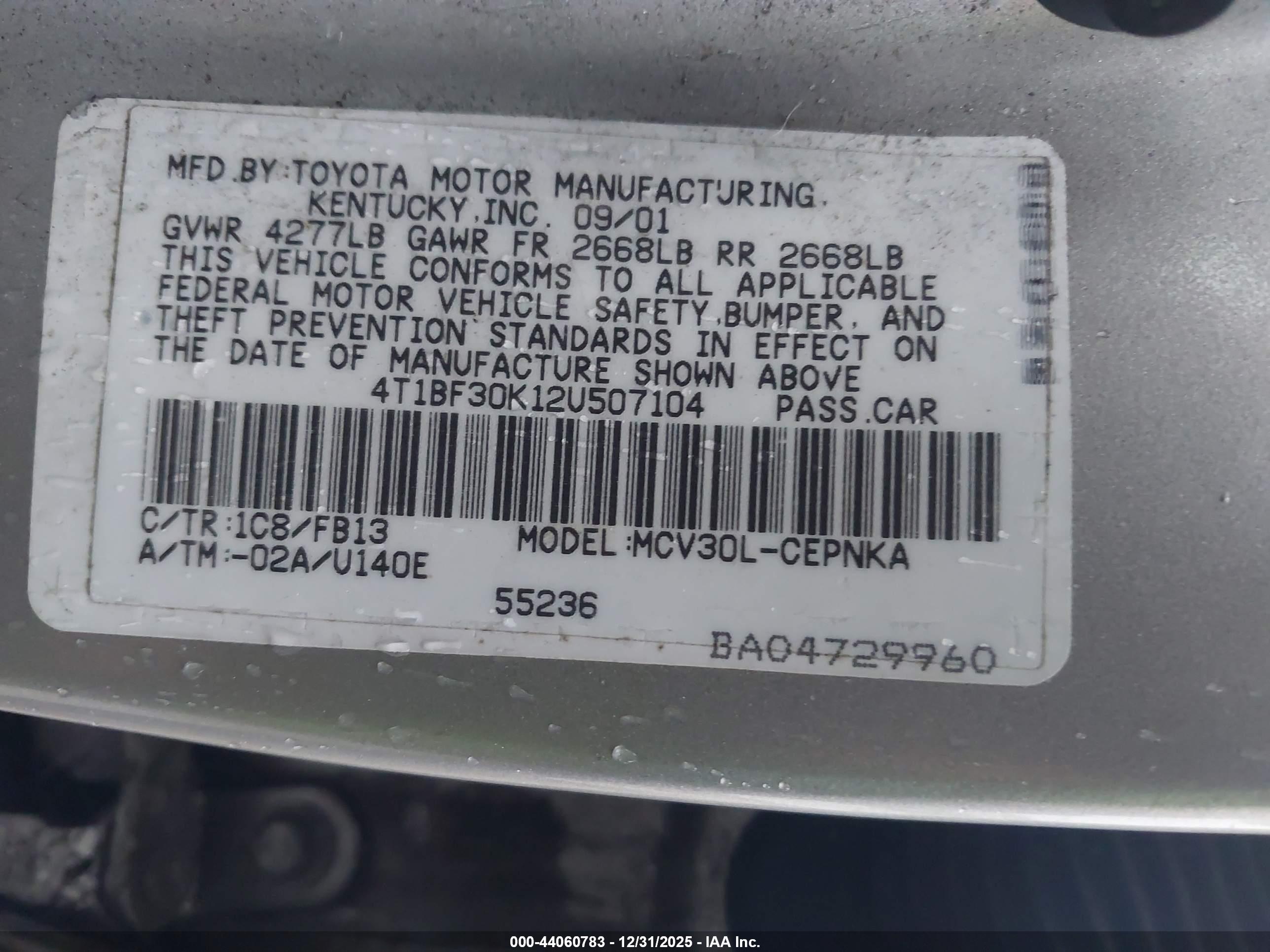 TOYOTA CAMRY image 9