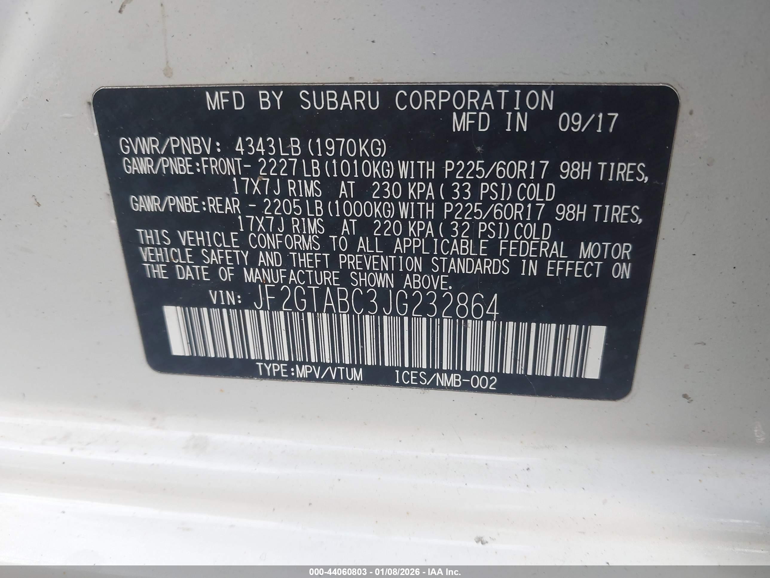 SUBARU CROSSTREK image 9