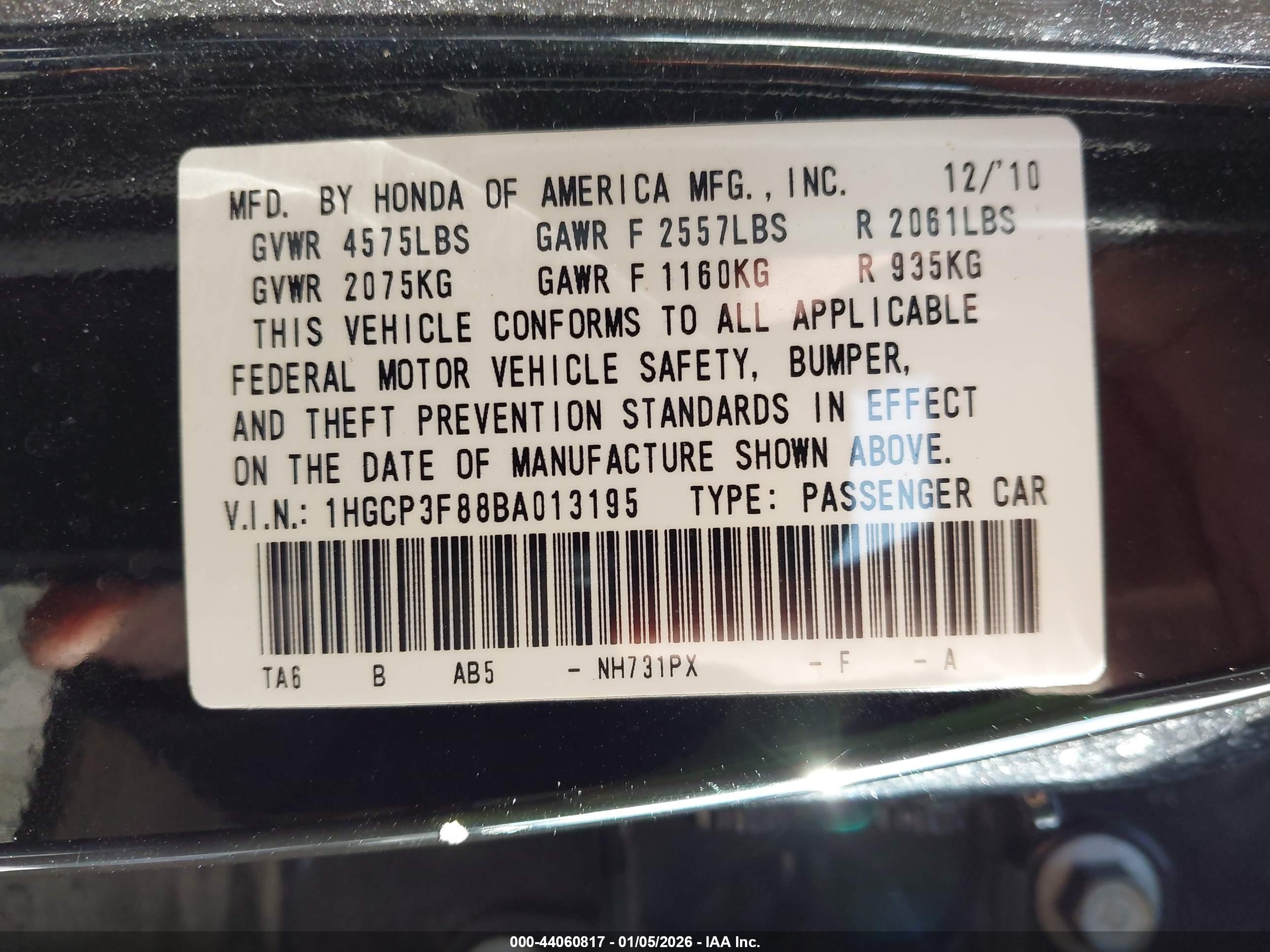 HONDA ACCORD image 9