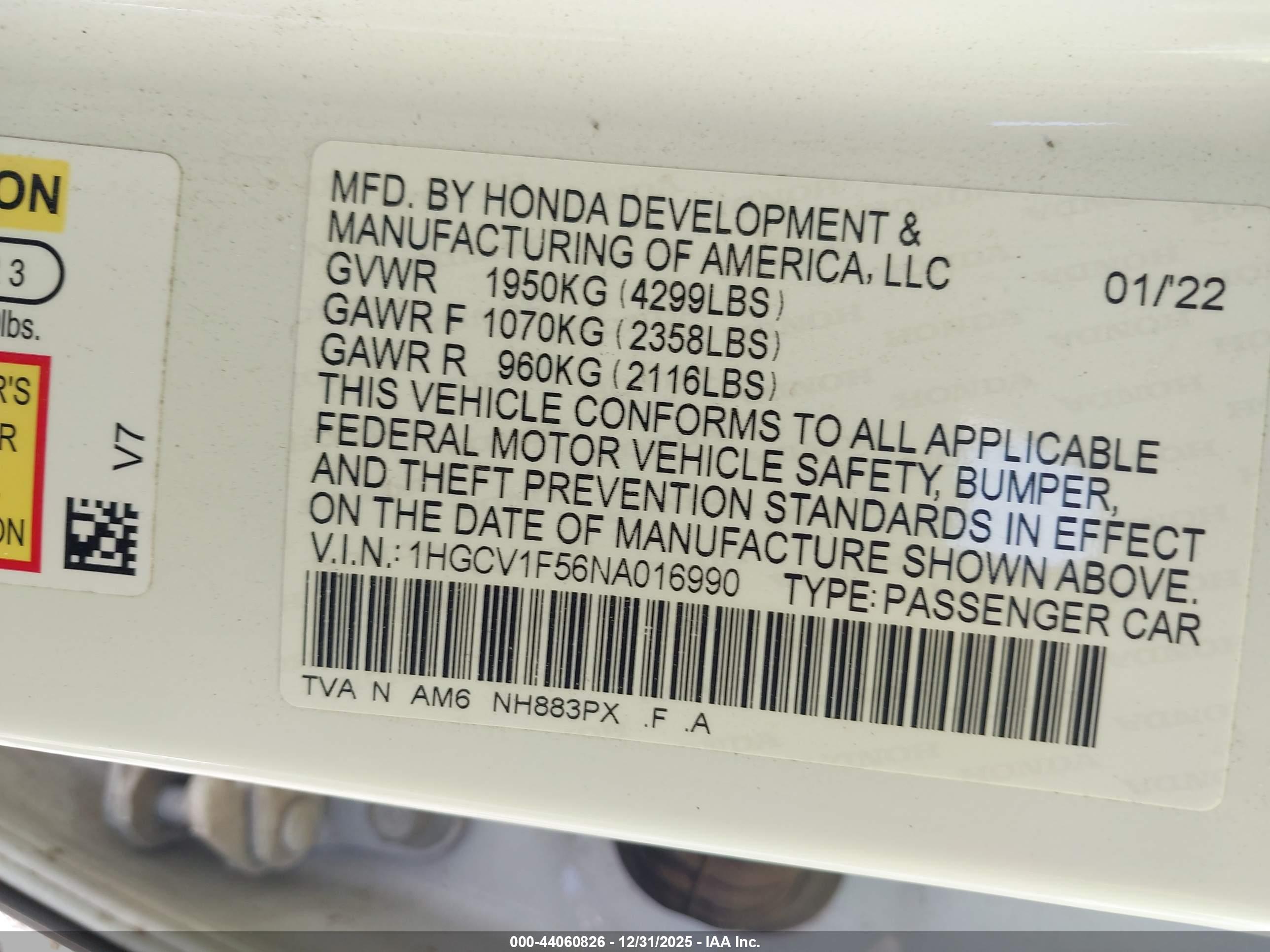 HONDA ACCORD image 9