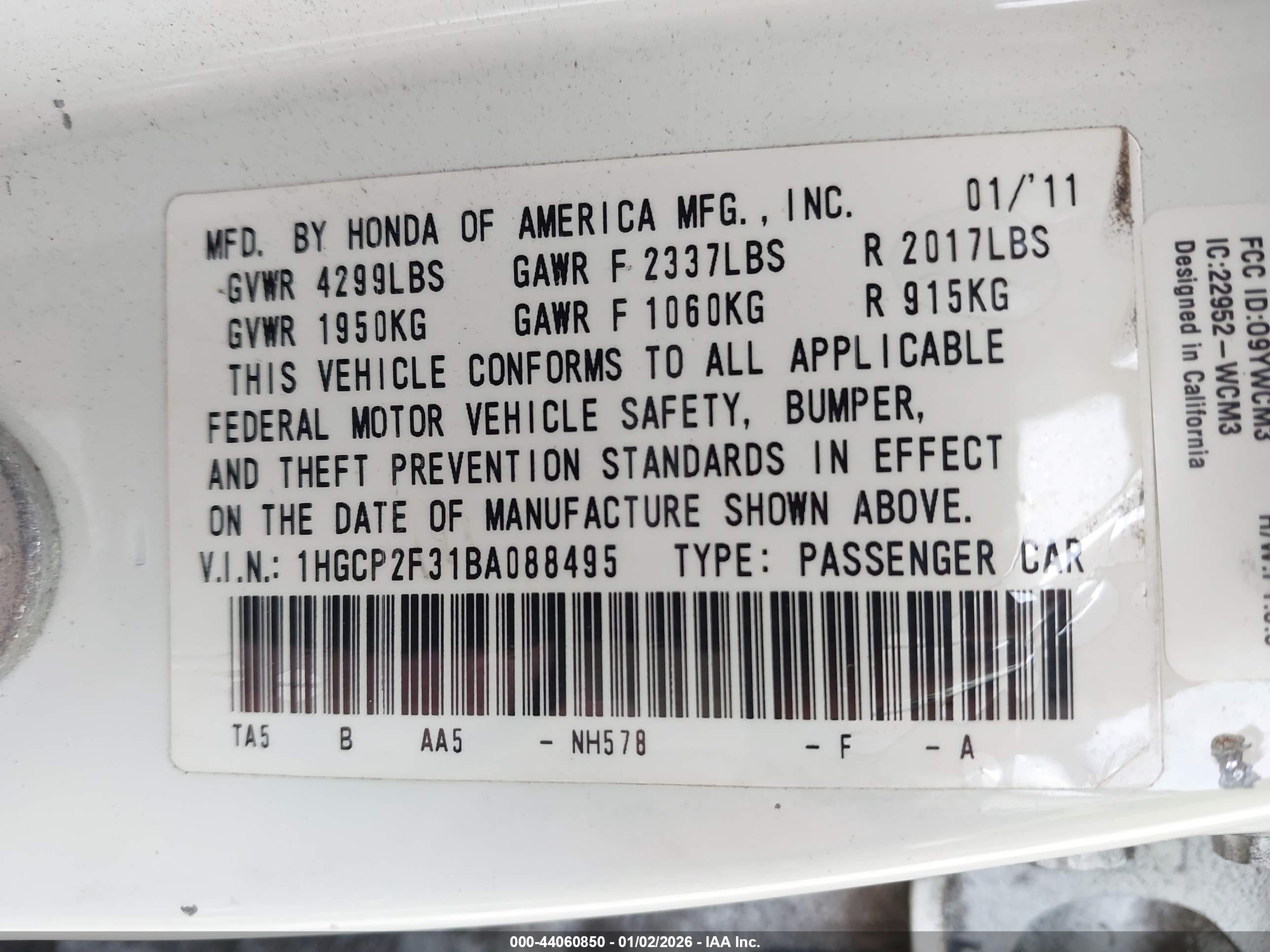 HONDA ACCORD image 9