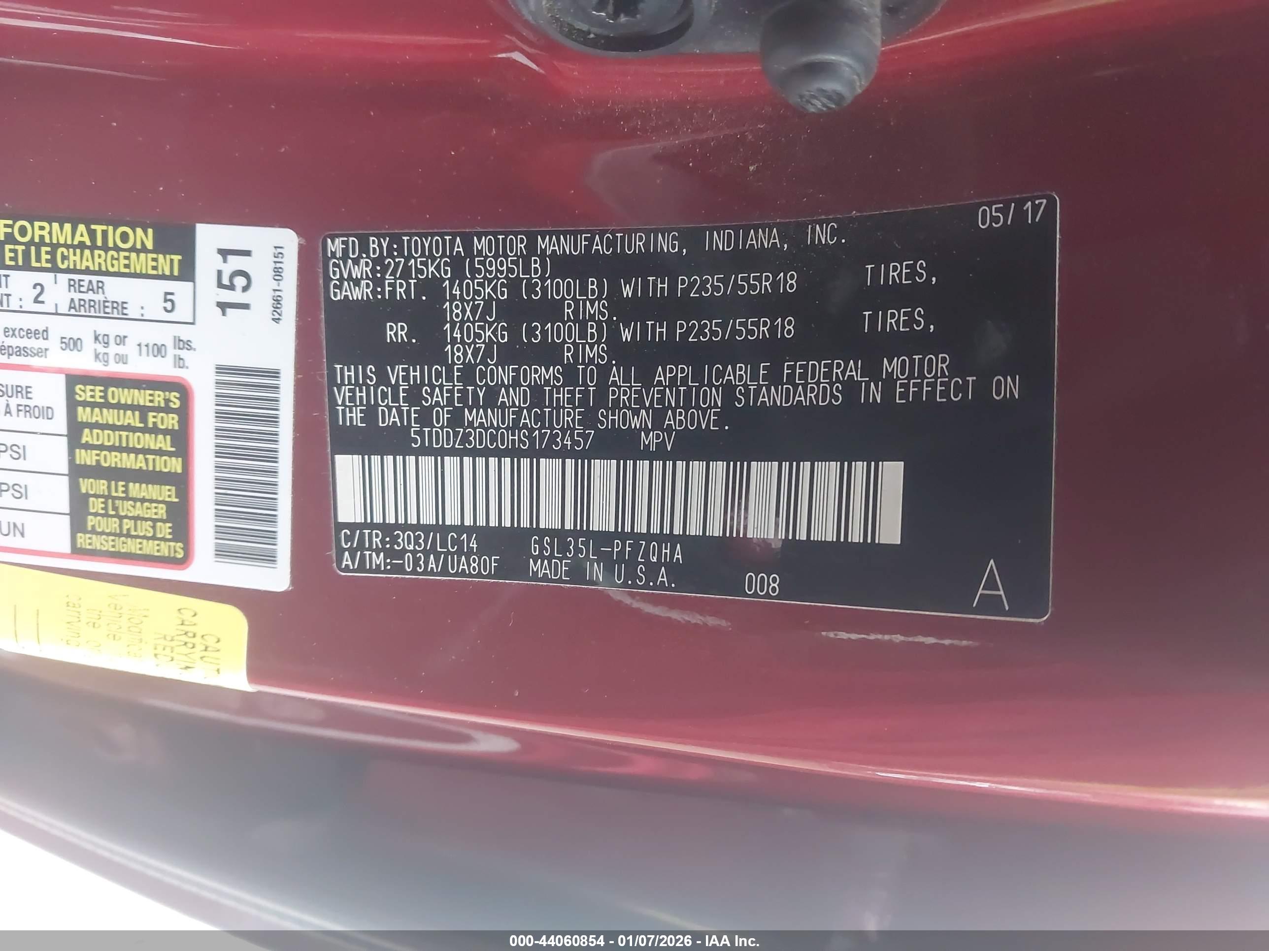 TOYOTA SIENNA image 9