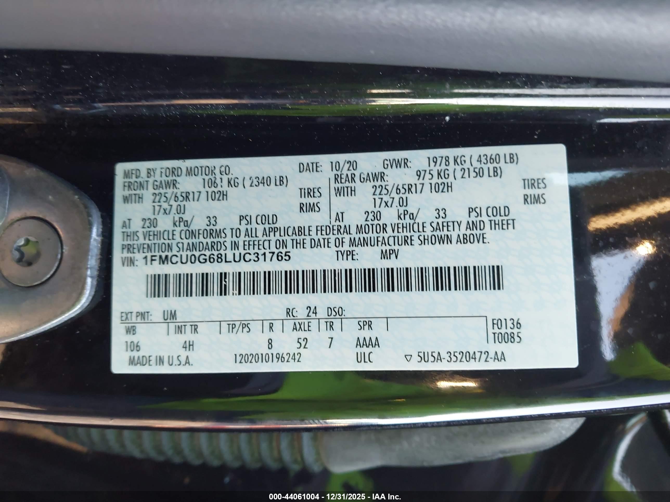 FORD ESCAPE image 9