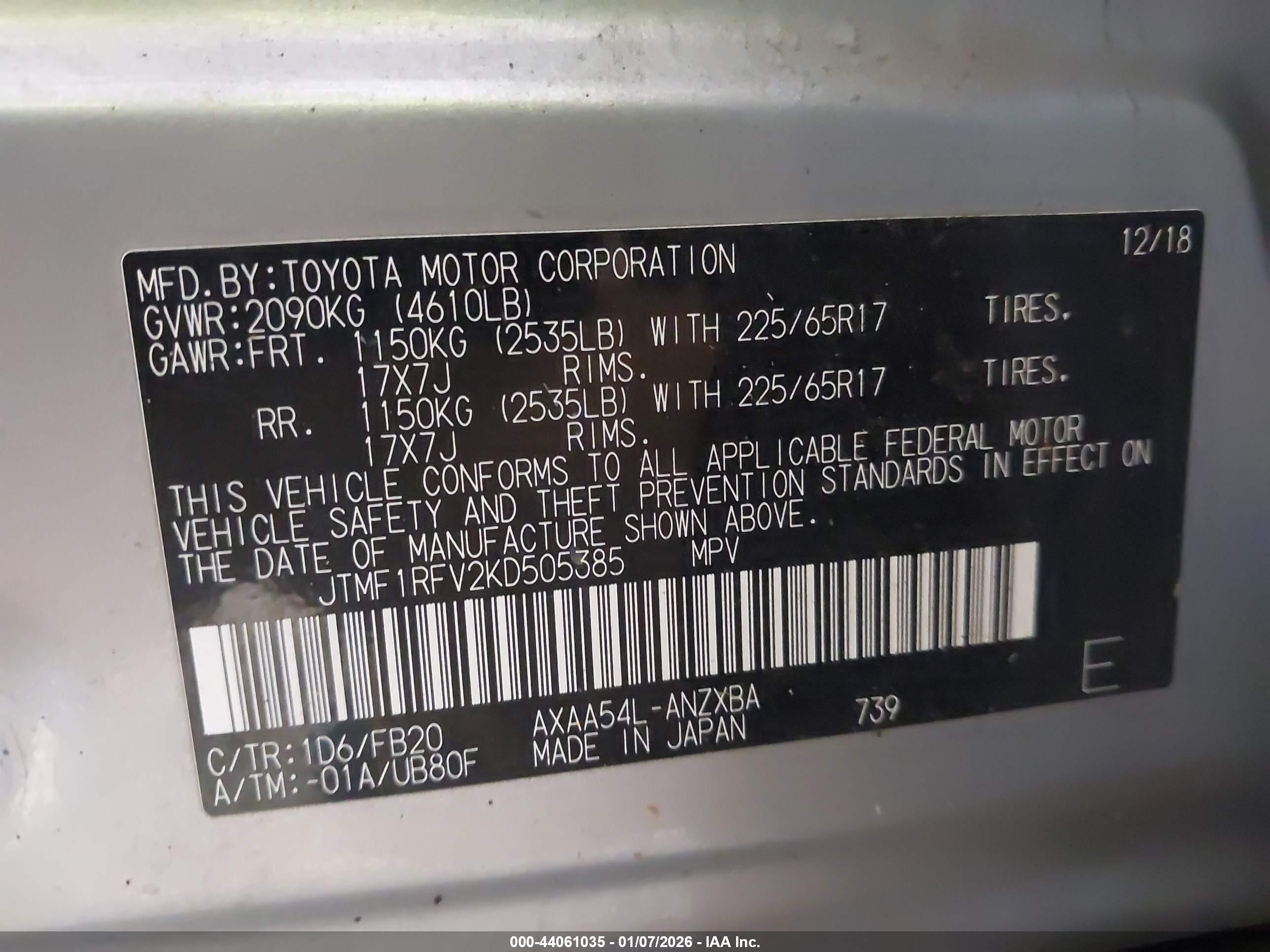 TOYOTA RAV4 image 9