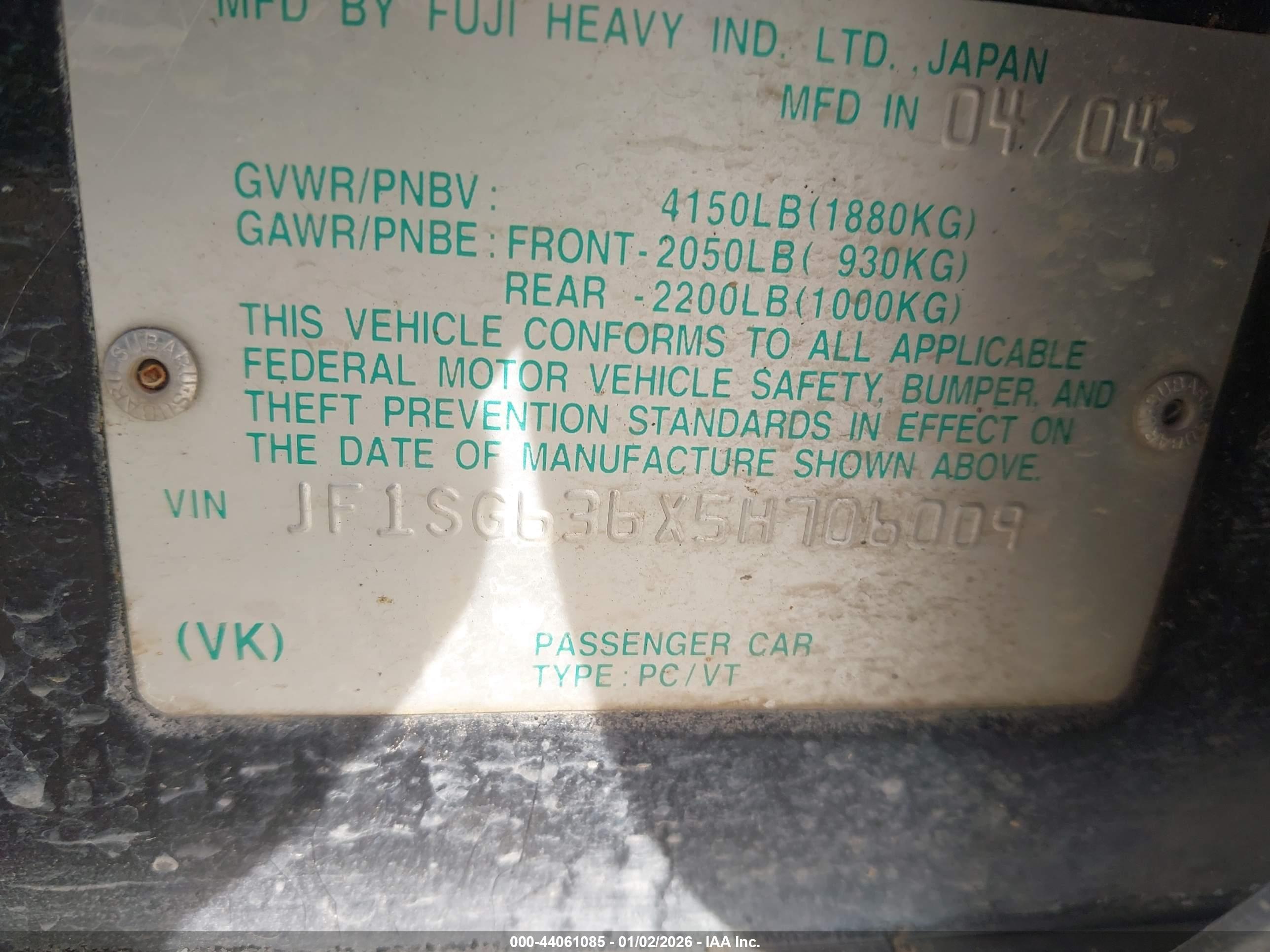 SUBARU FORESTER image 9
