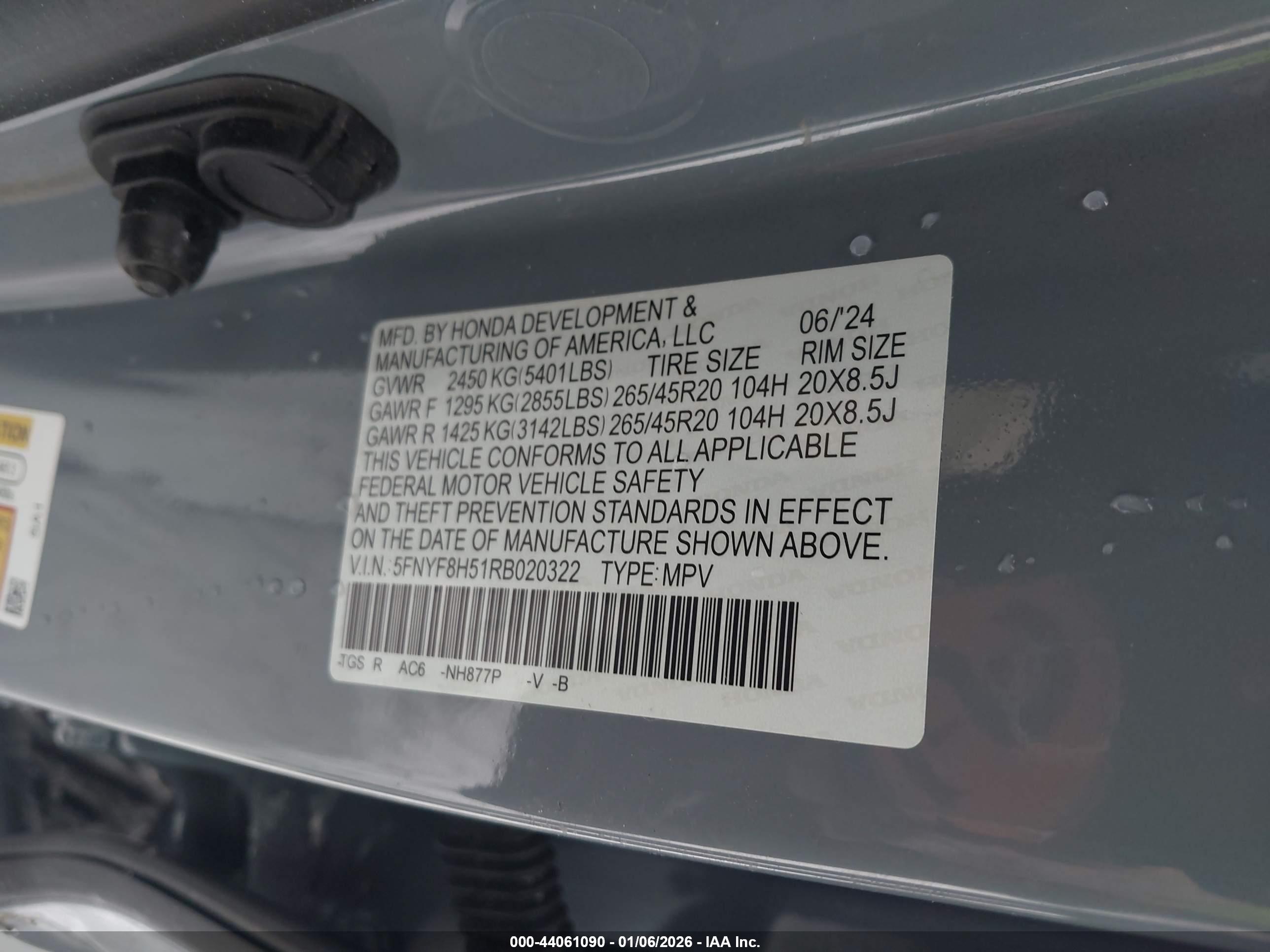 HONDA PASSPORT image 9