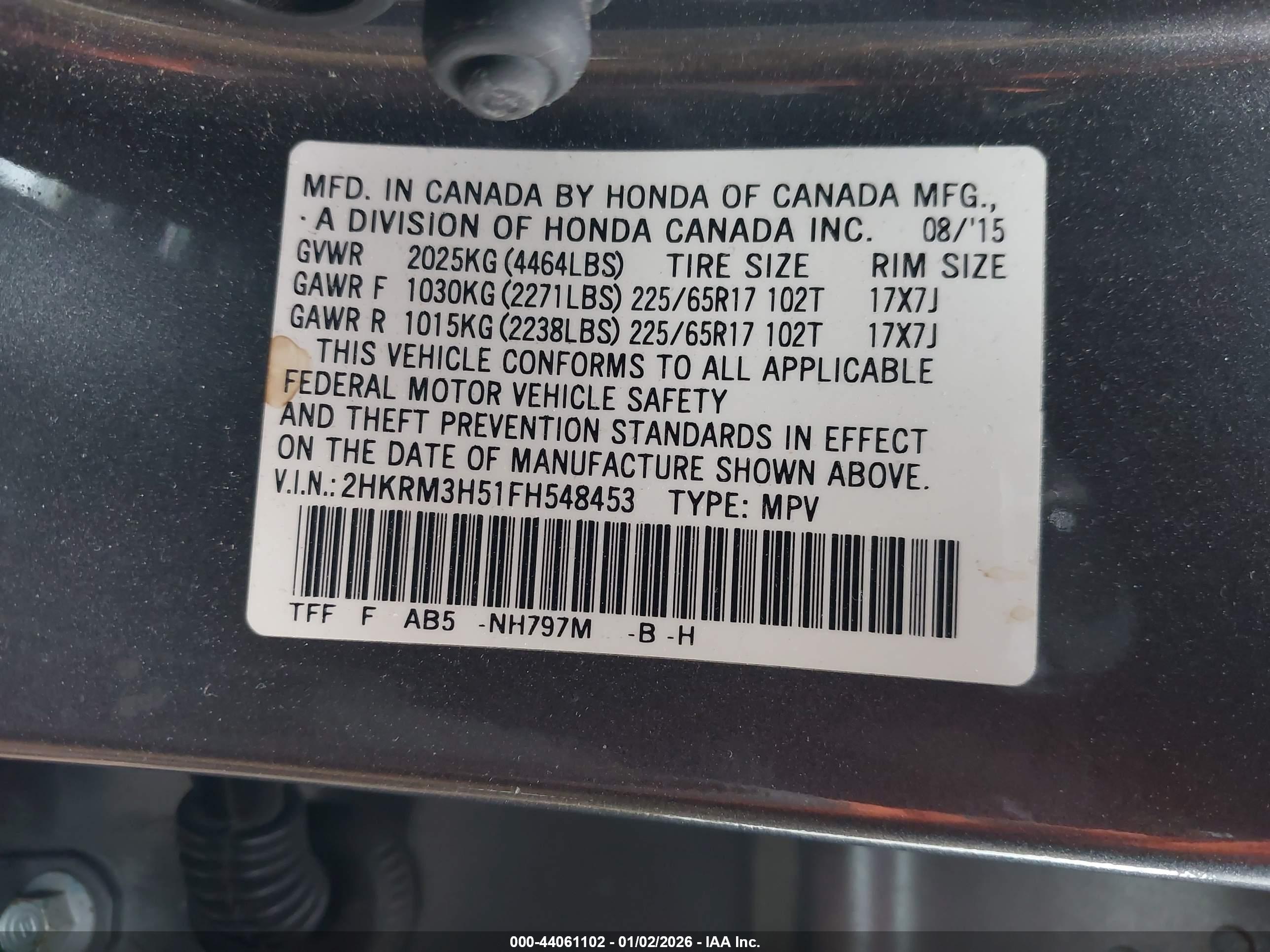 HONDA CR-V image 9