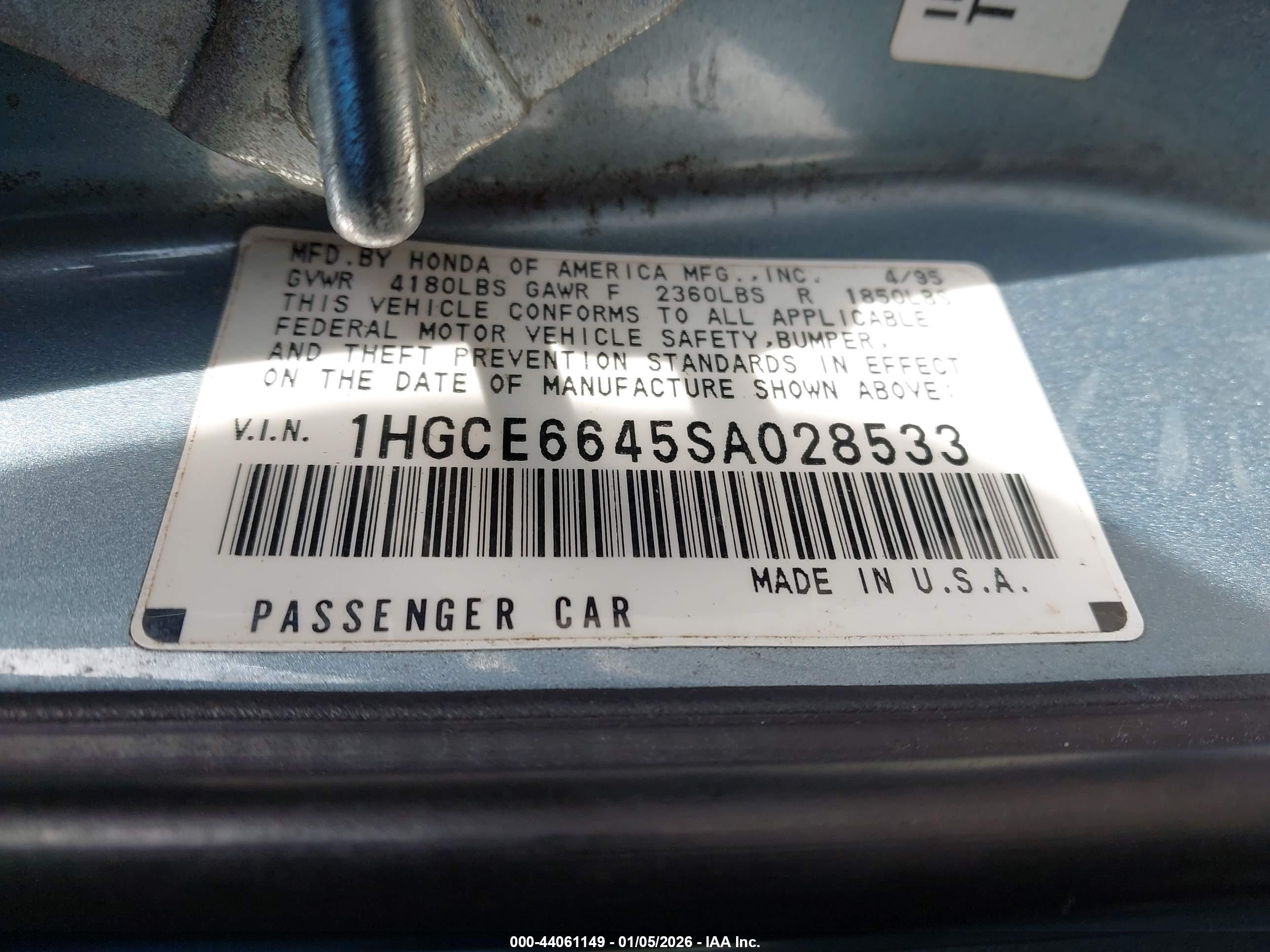HONDA ACCORD image 9