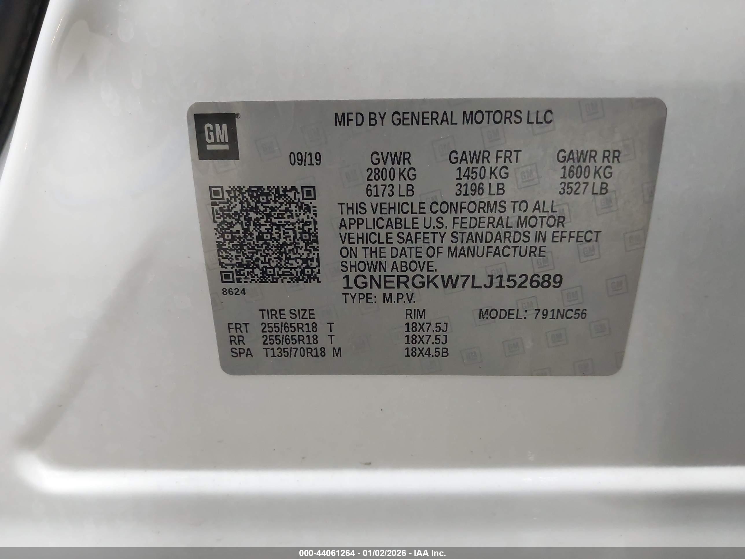 CHEVROLET TRAVERSE image 9