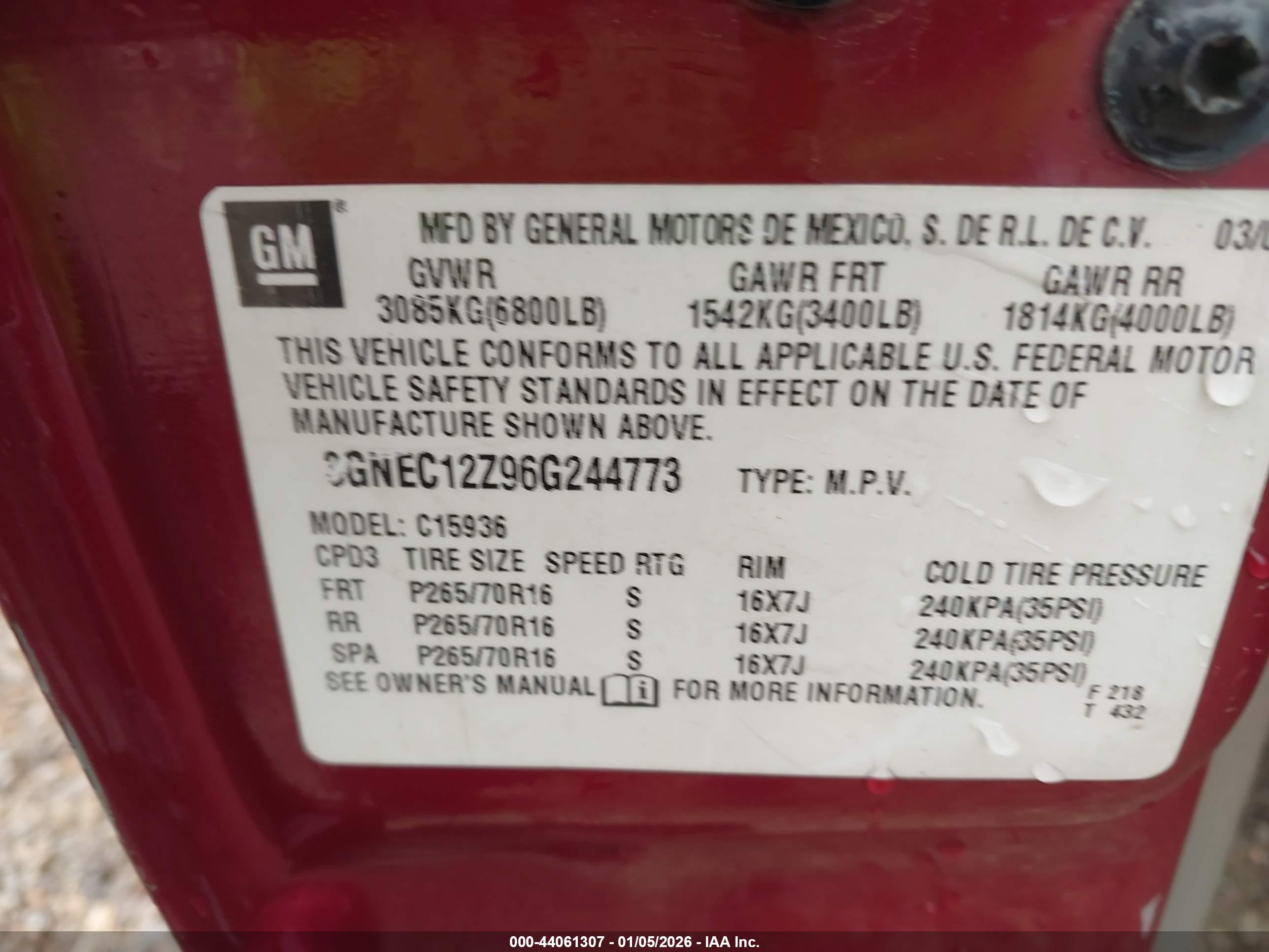 CHEVROLET AVALANCHE image 9