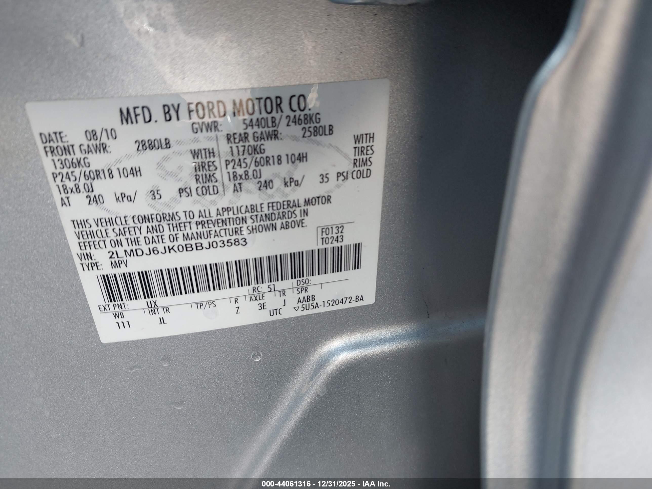LINCOLN MKX image 9