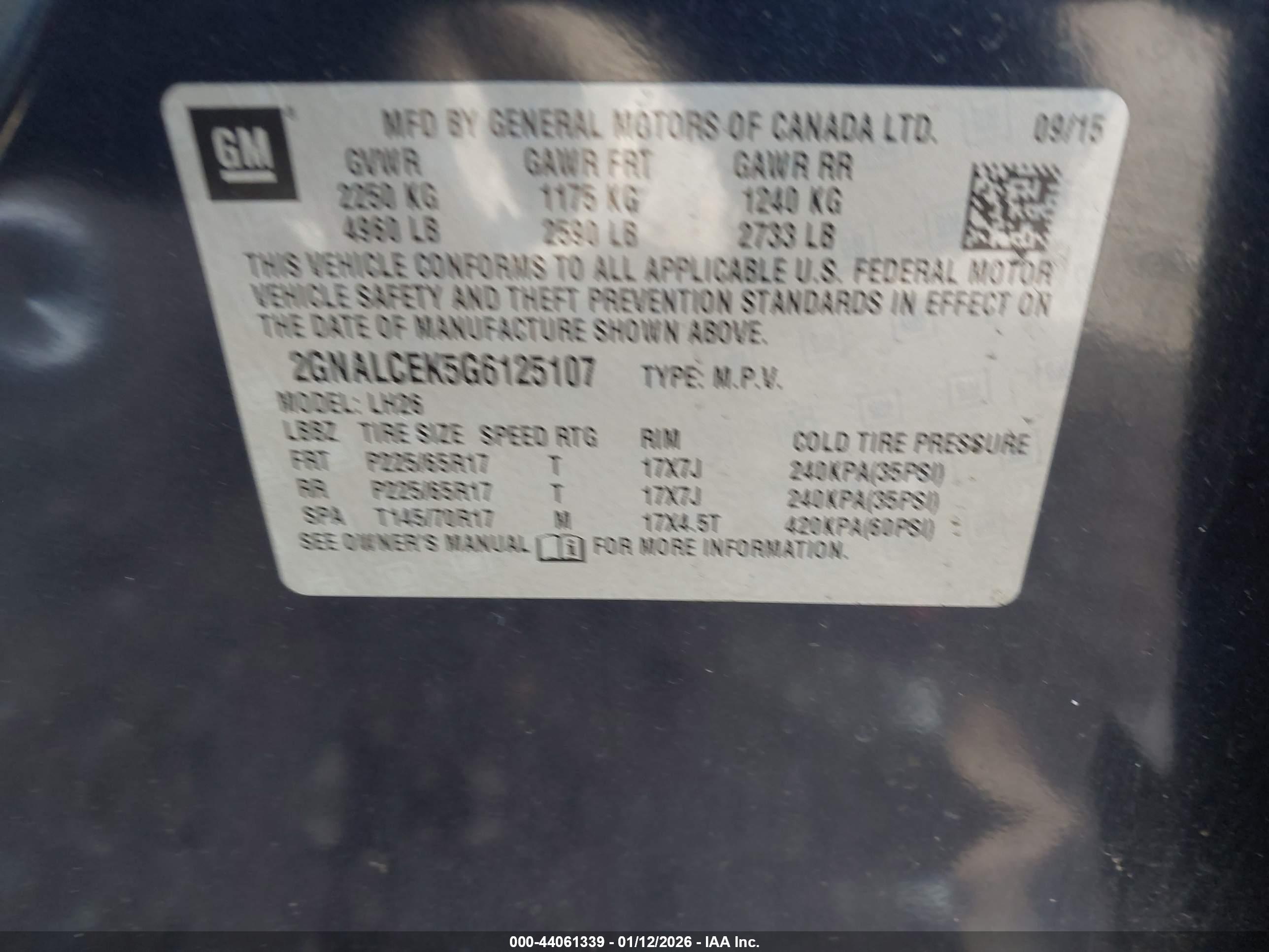 CHEVROLET EQUINOX image 9
