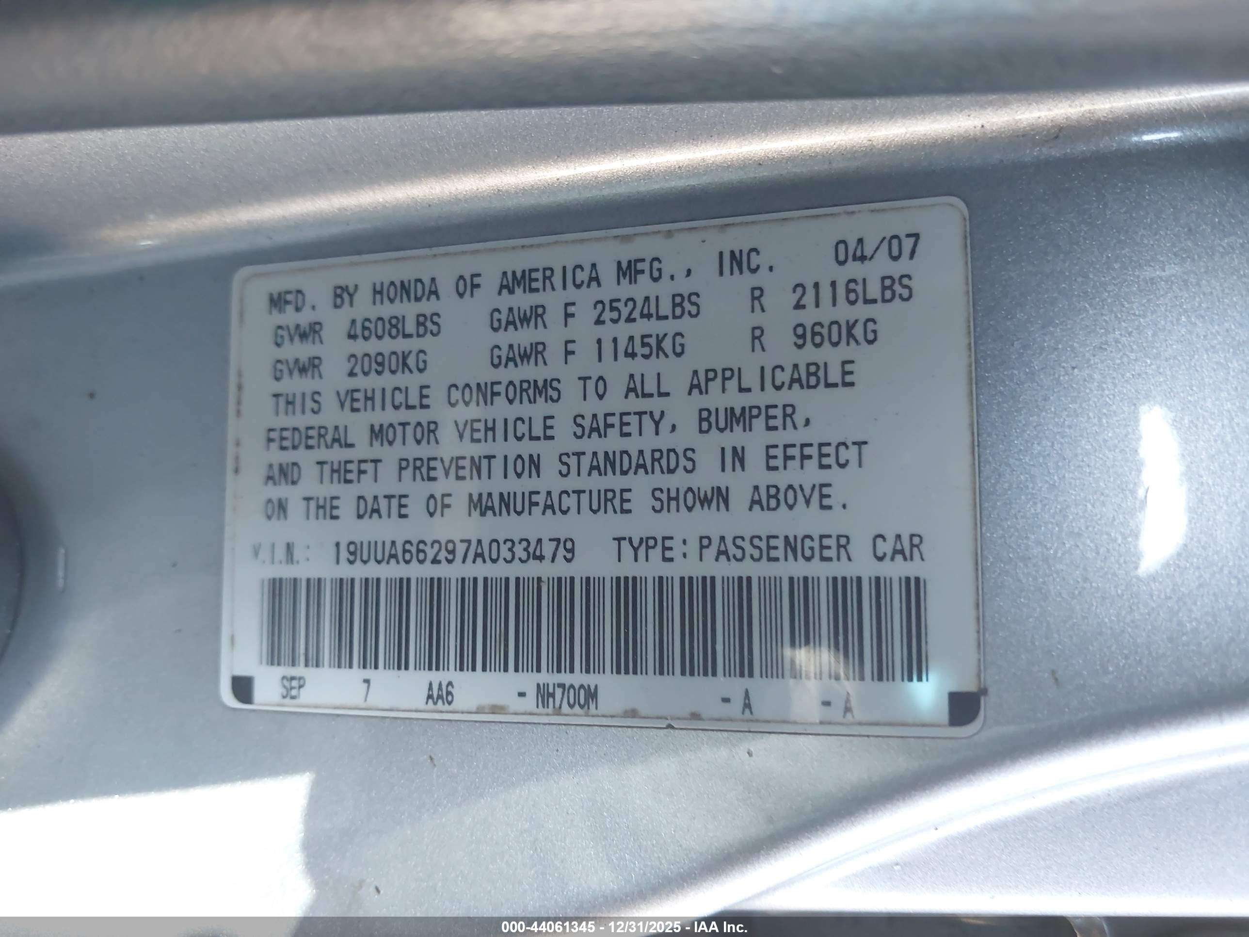 ACURA TL image 9