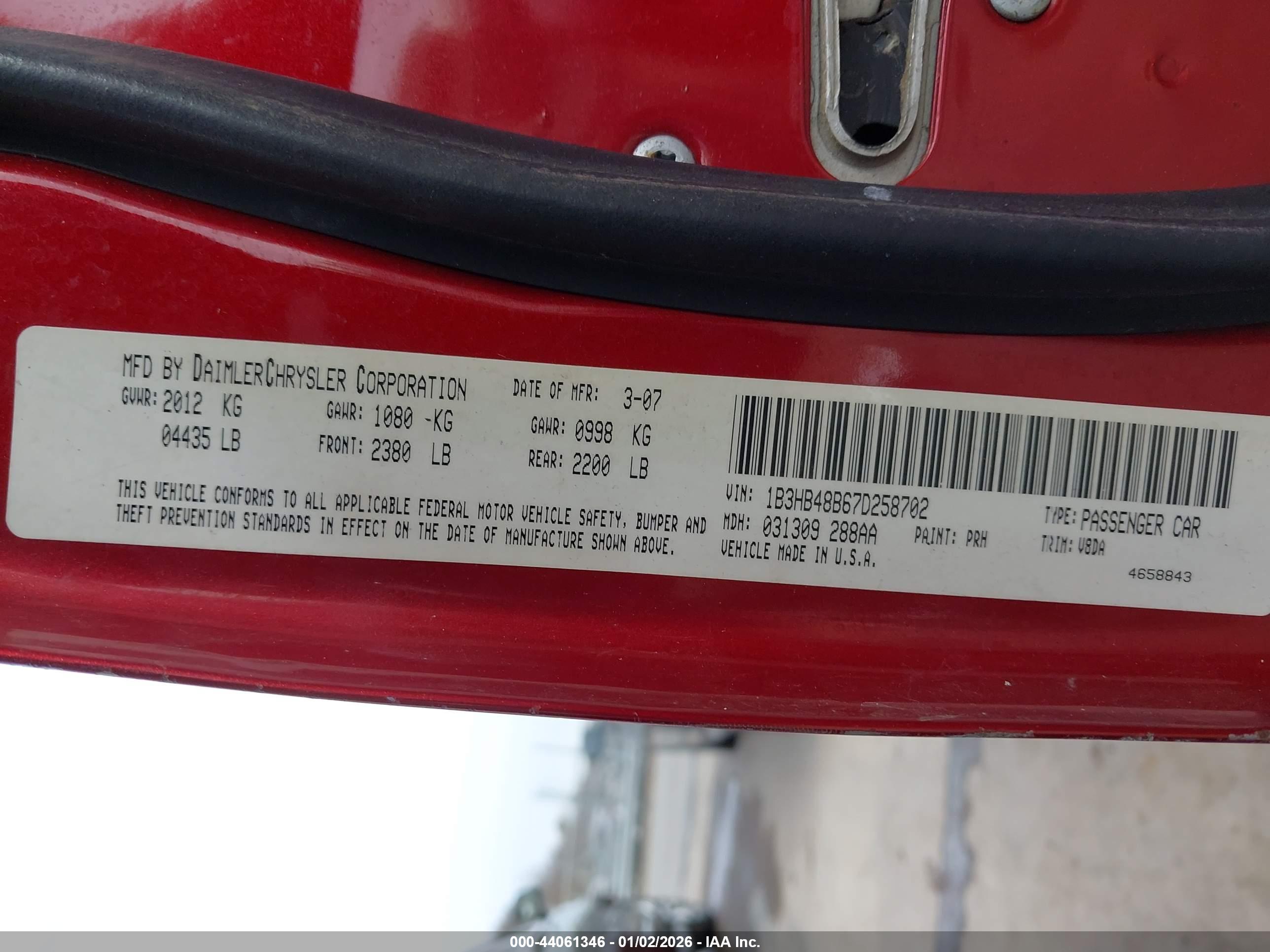 DODGE CALIBER image 9
