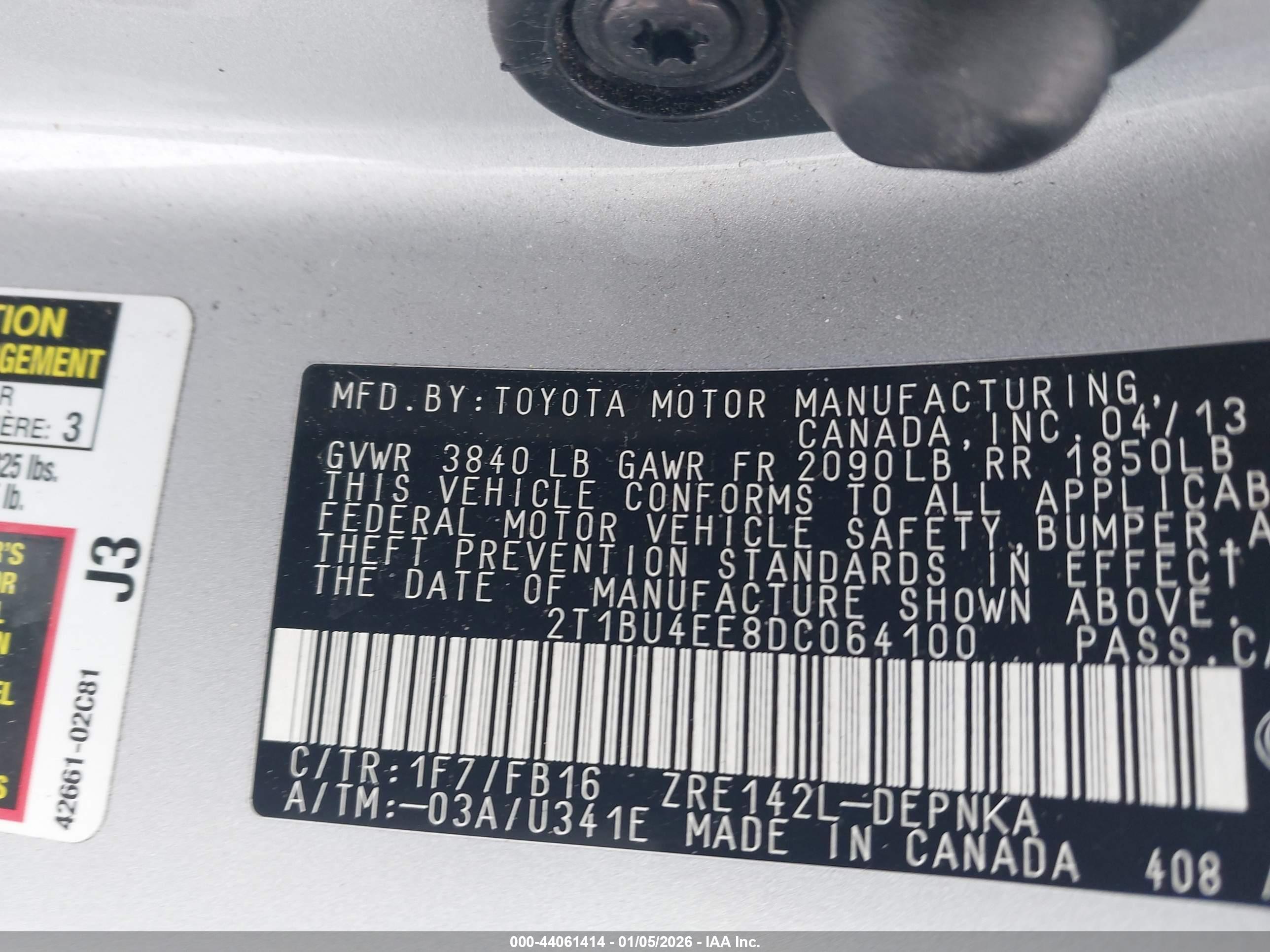 TOYOTA COROLLA image 9