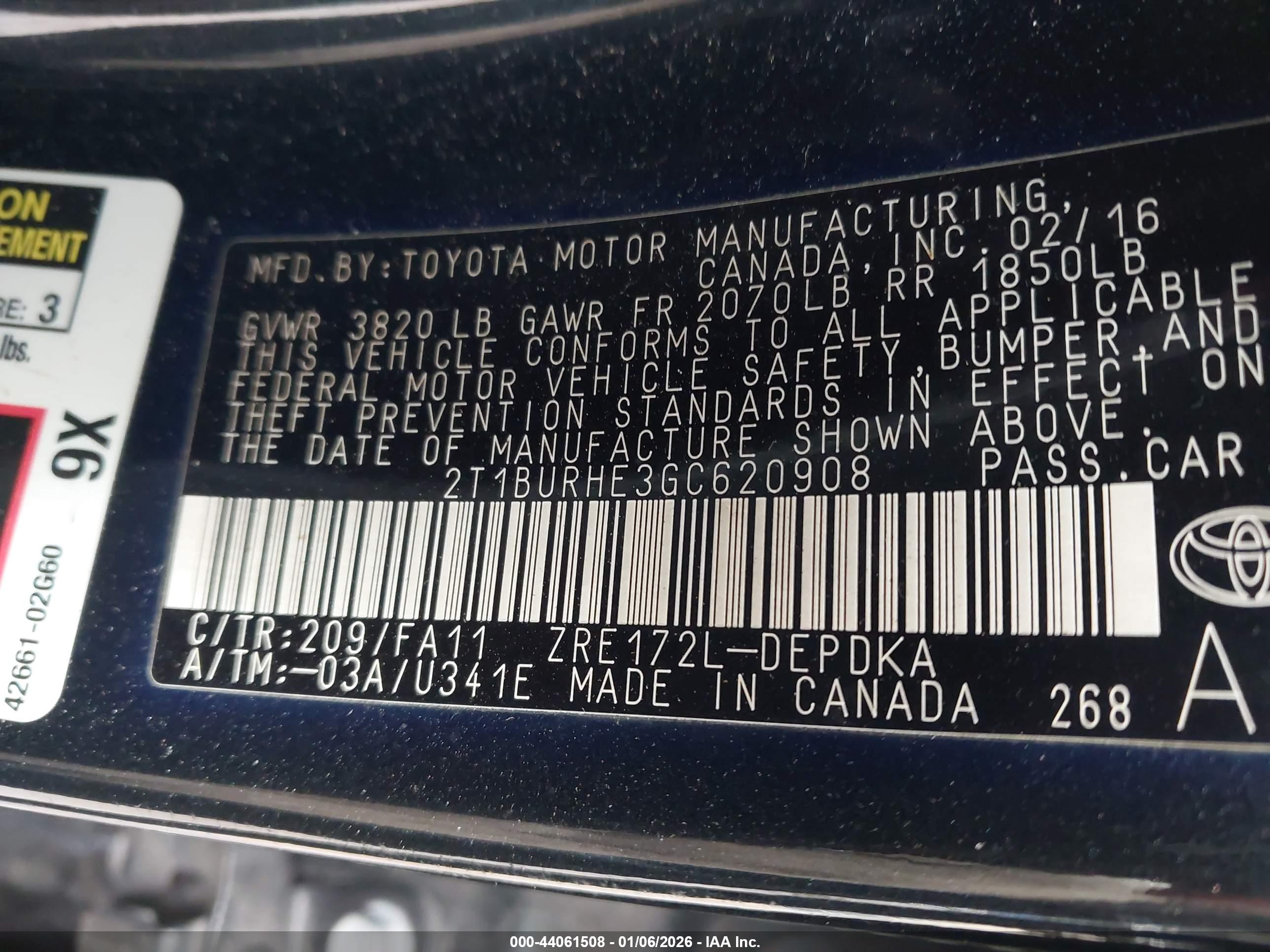 TOYOTA COROLLA image 9