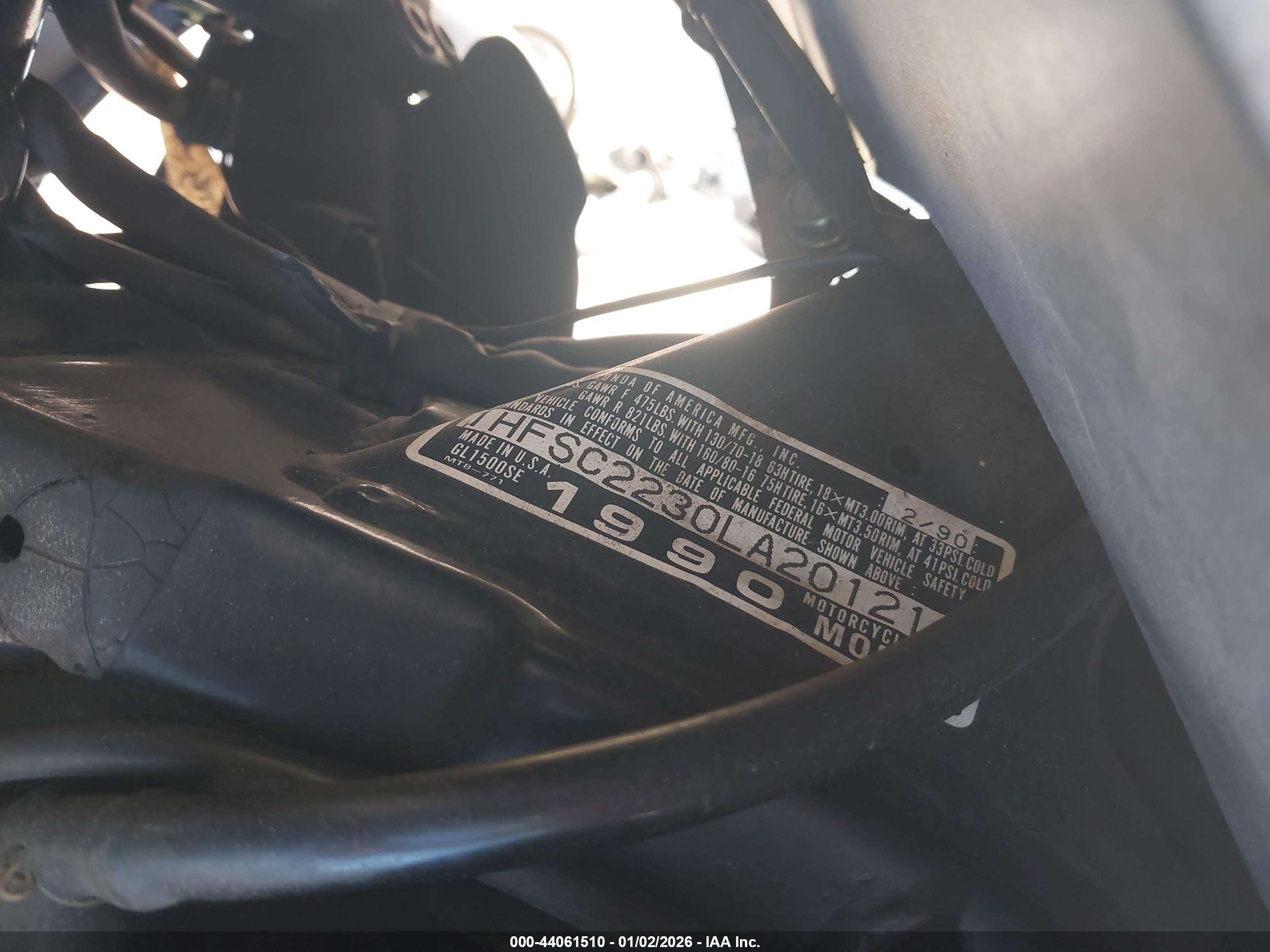 HONDA GL1500 image 9