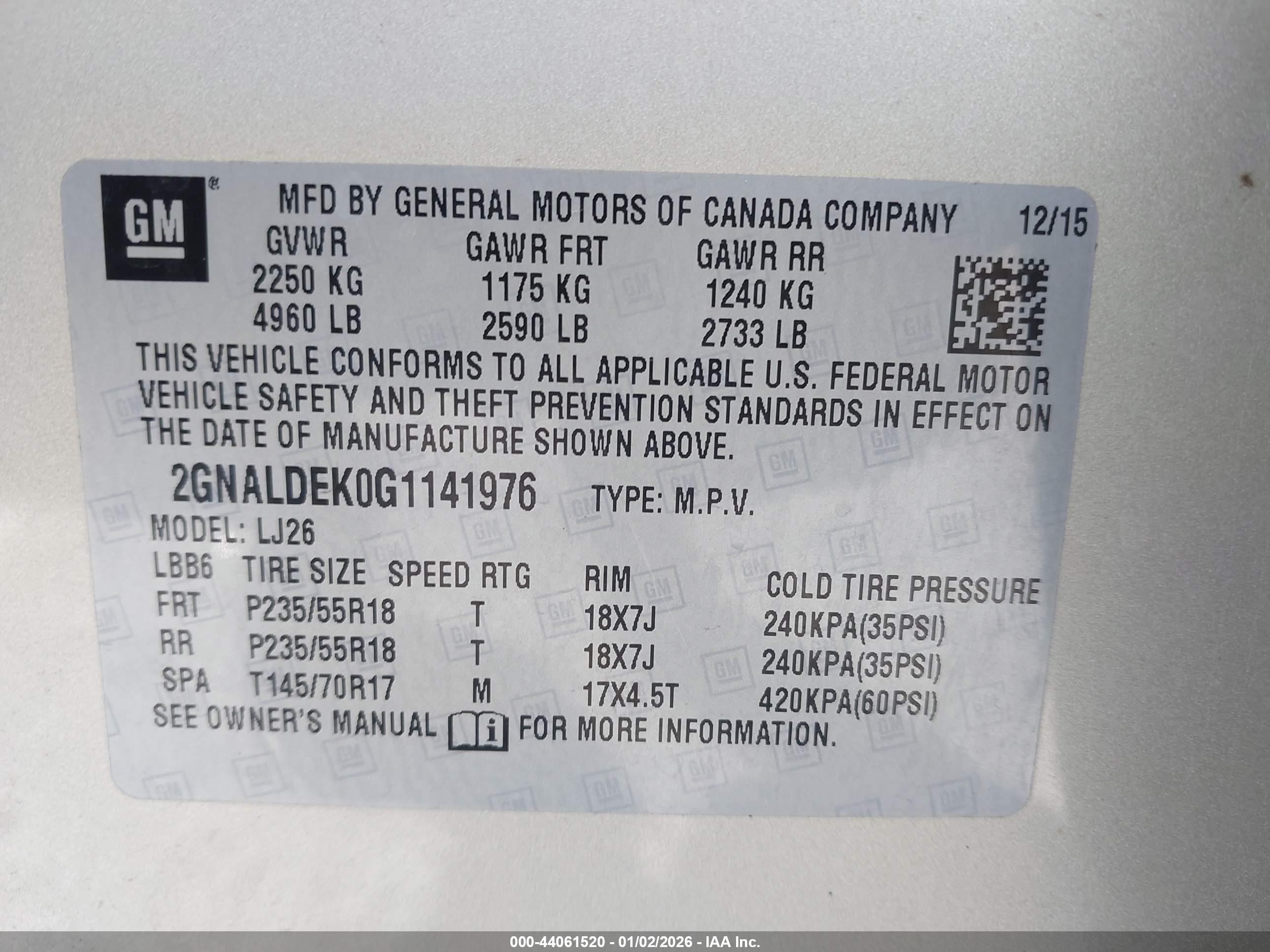 CHEVROLET EQUINOX image 9