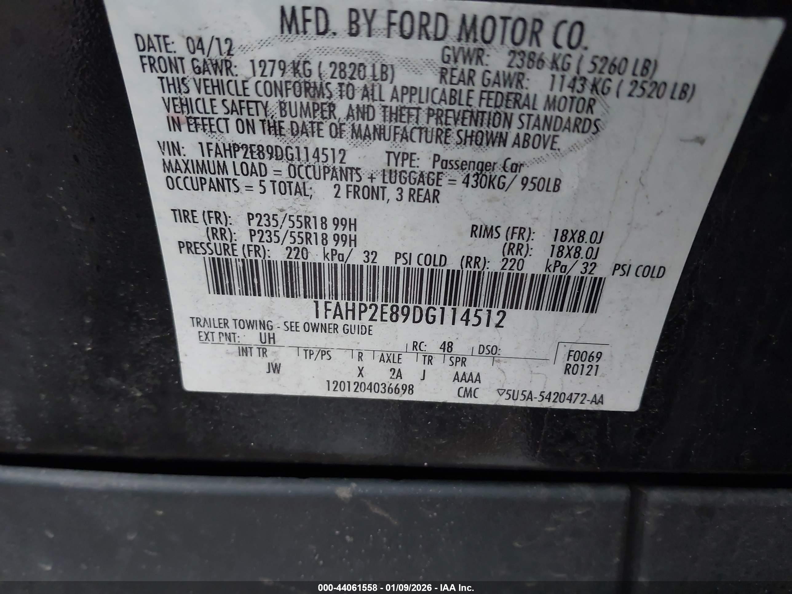 FORD TAURUS image 9