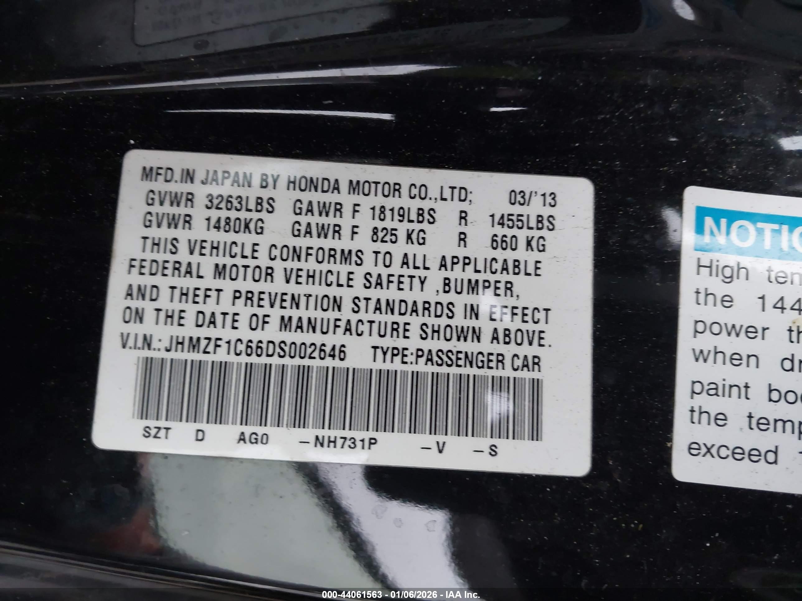 HONDA CR-Z image 9