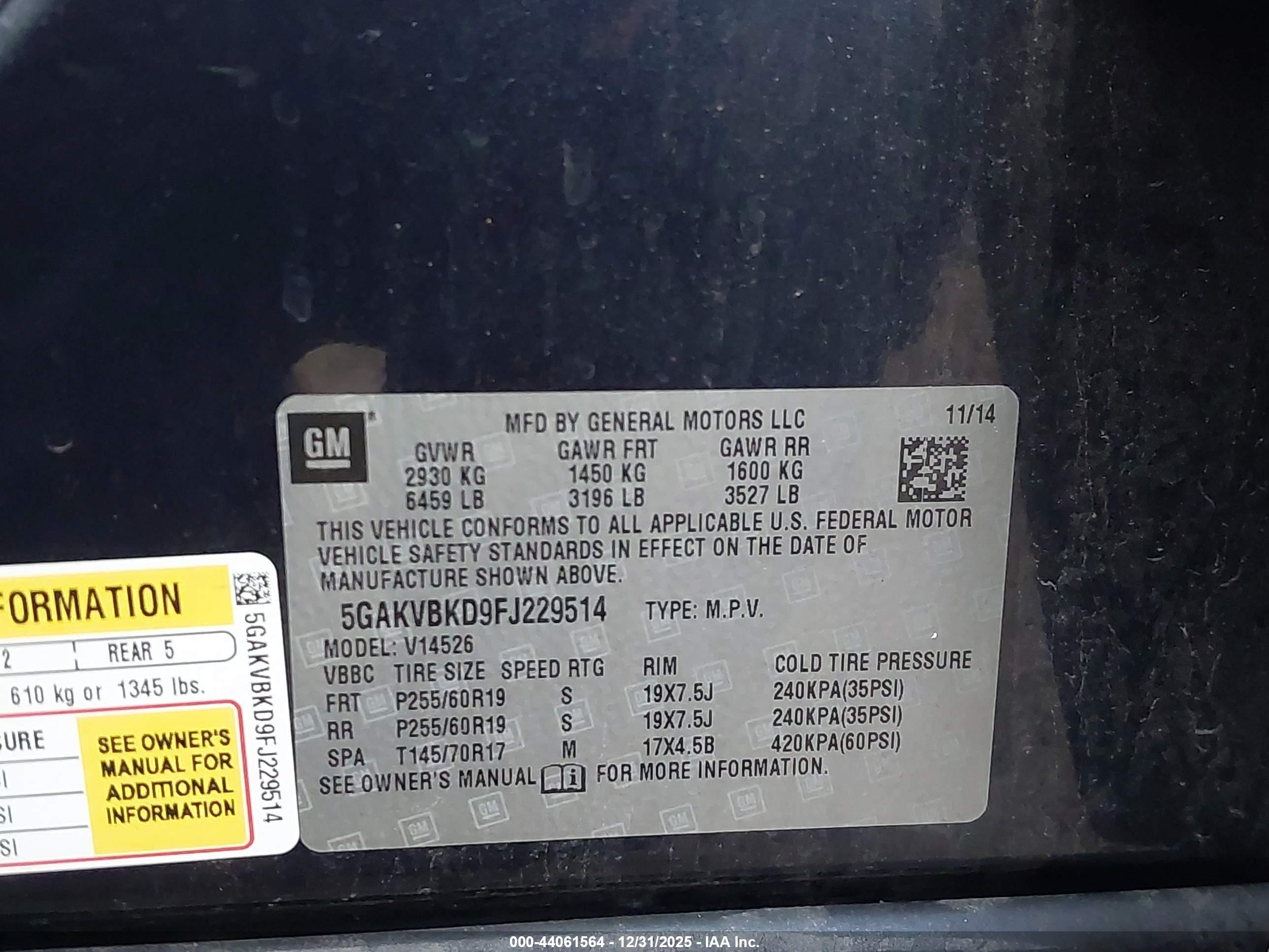 BUICK ENCLAVE image 9