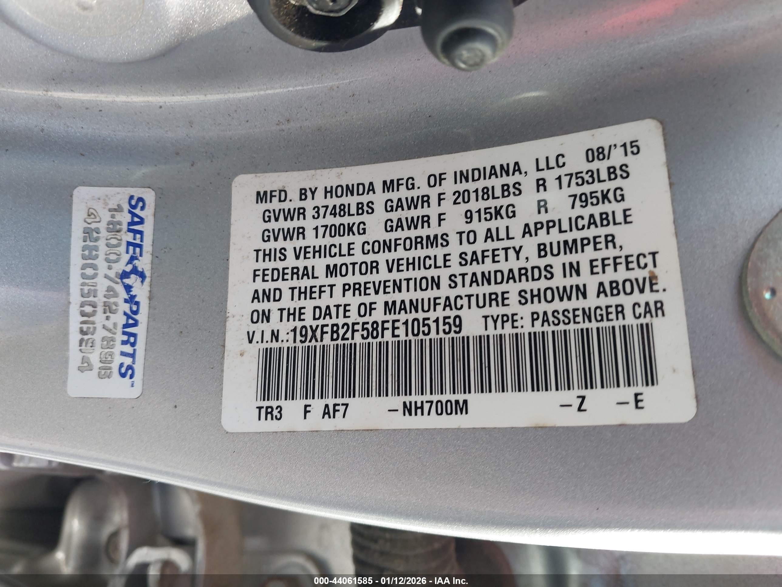 HONDA CIVIC image 9
