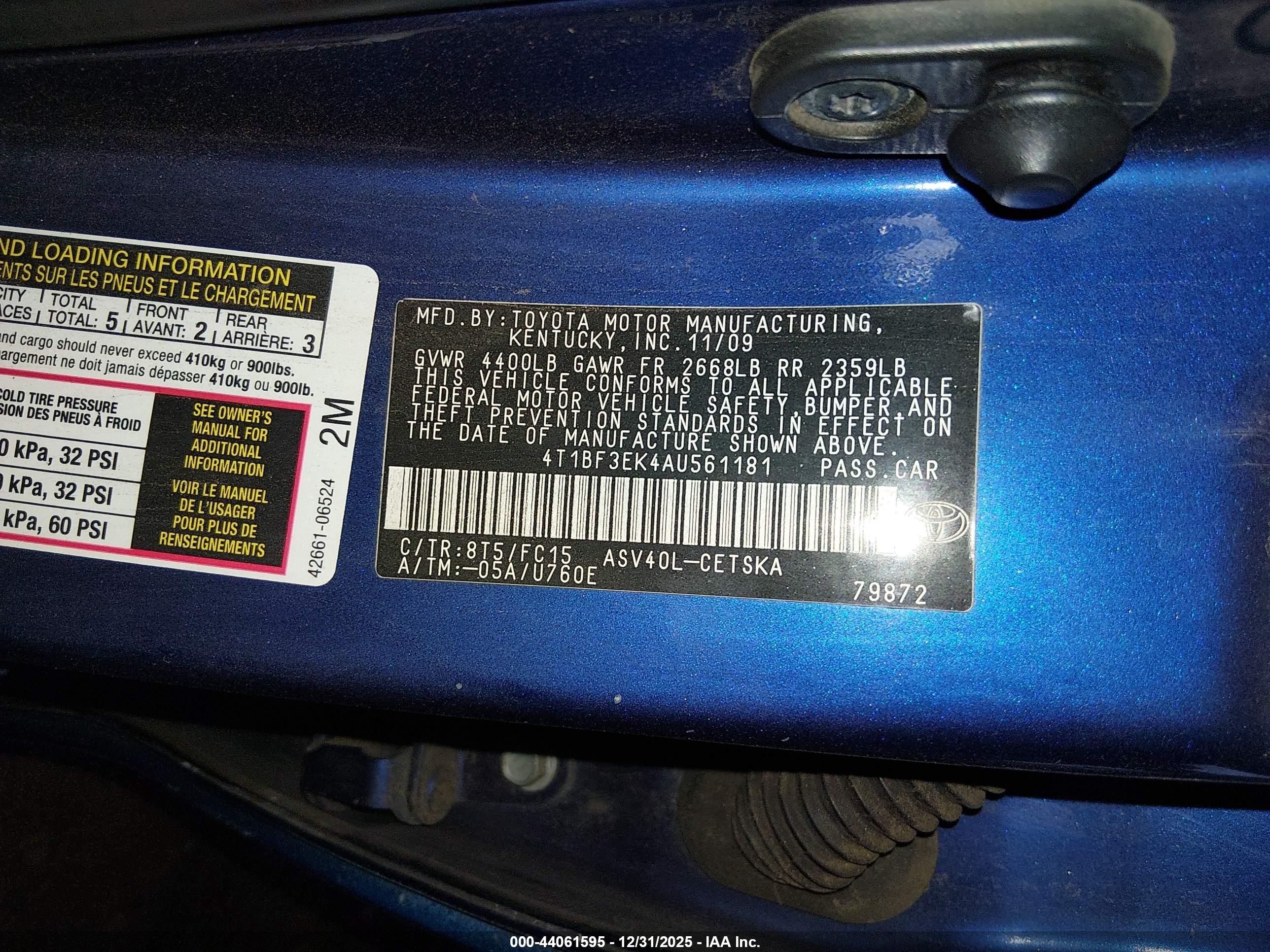 TOYOTA CAMRY image 9