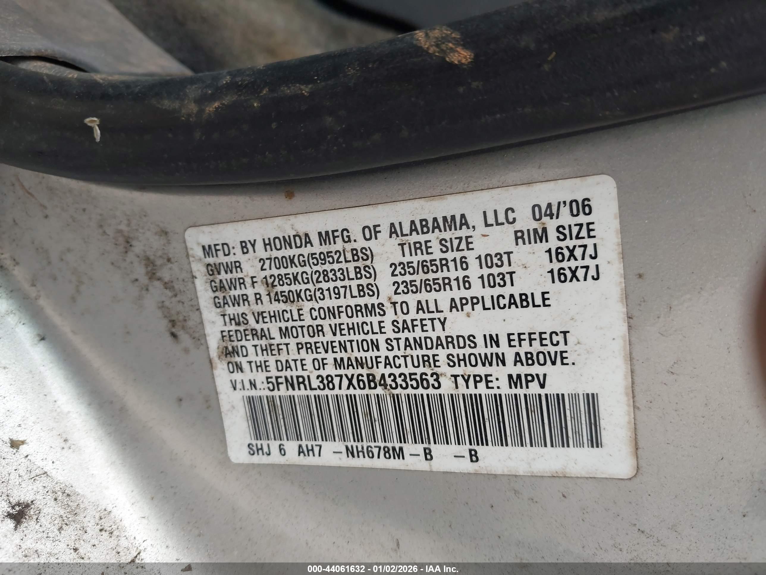 HONDA ODYSSEY image 9