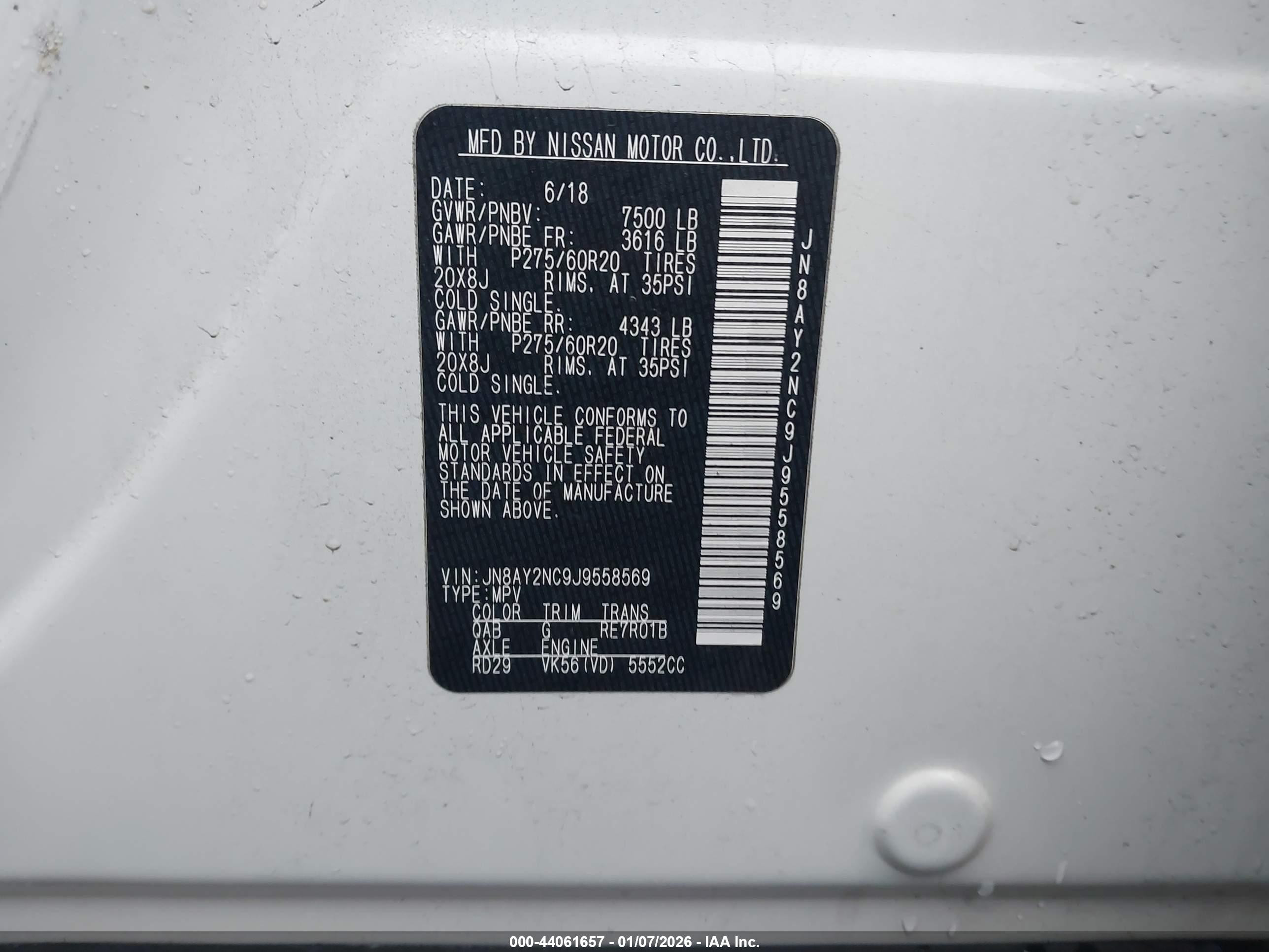 NISSAN ARMADA image 9