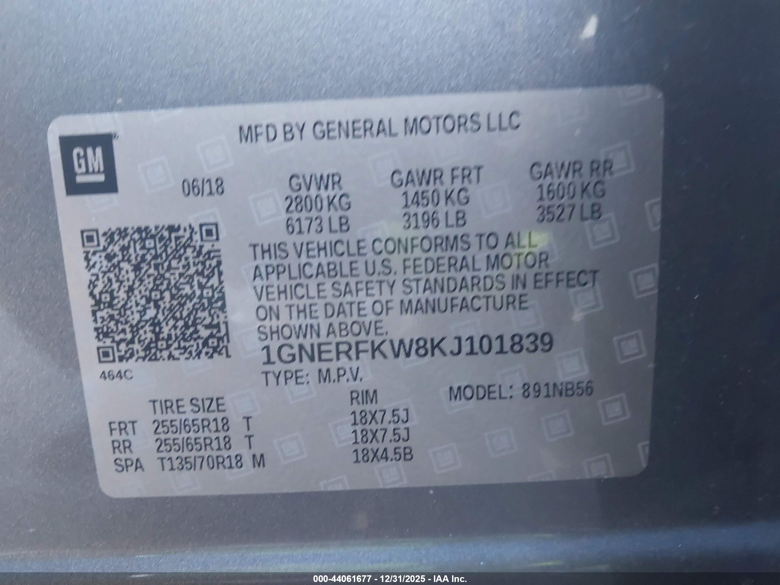 CHEVROLET TRAVERSE image 9