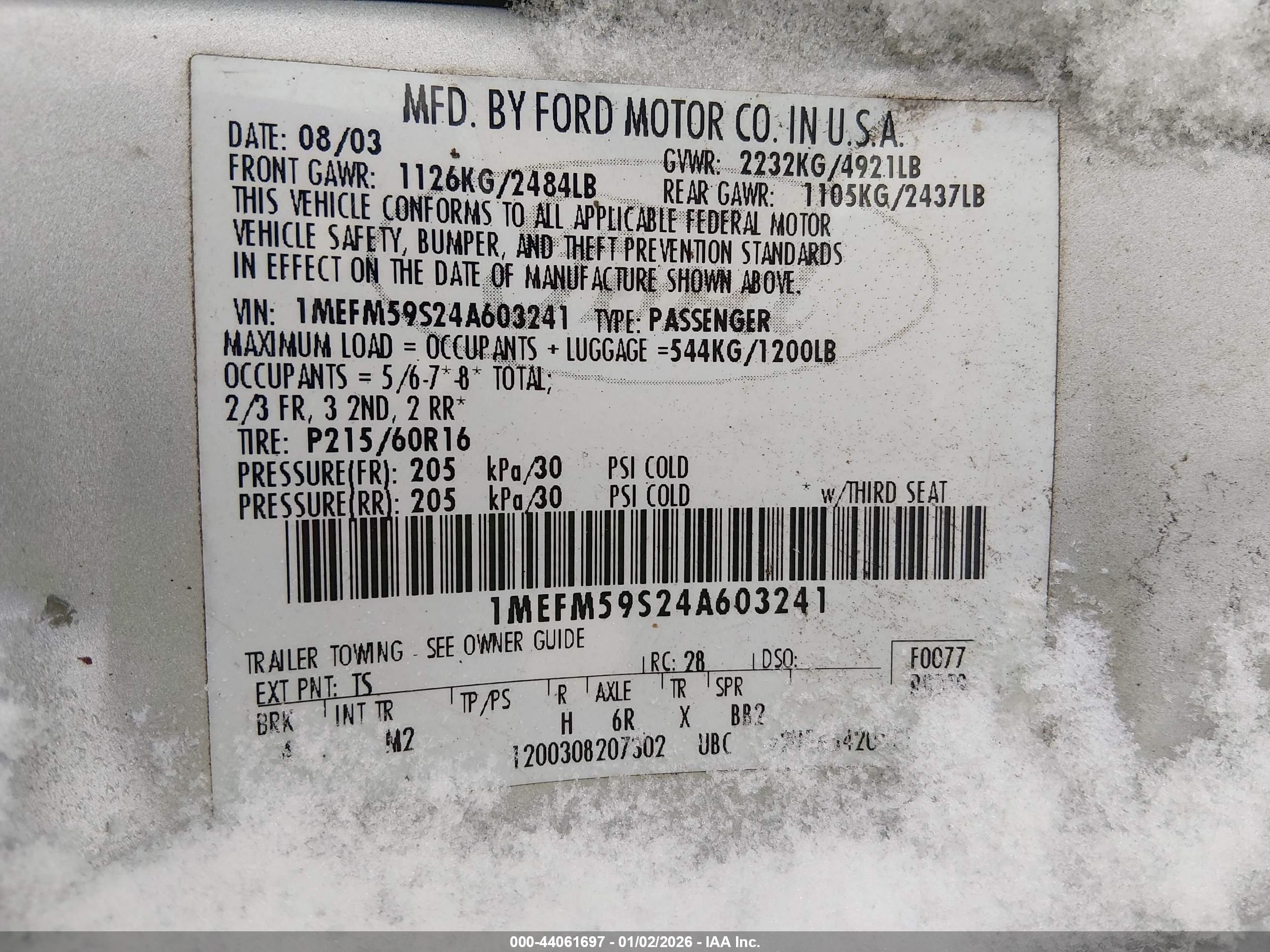 MERCURY SABLE image 9