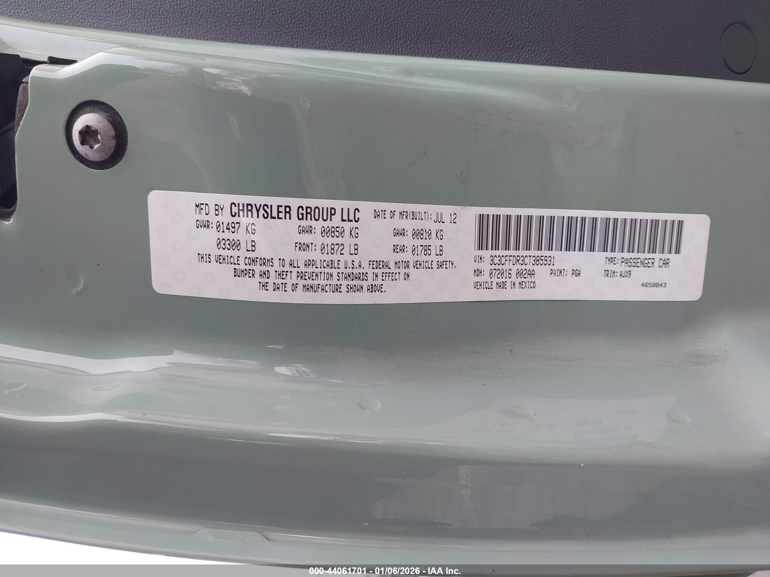 FIAT 500C image 9