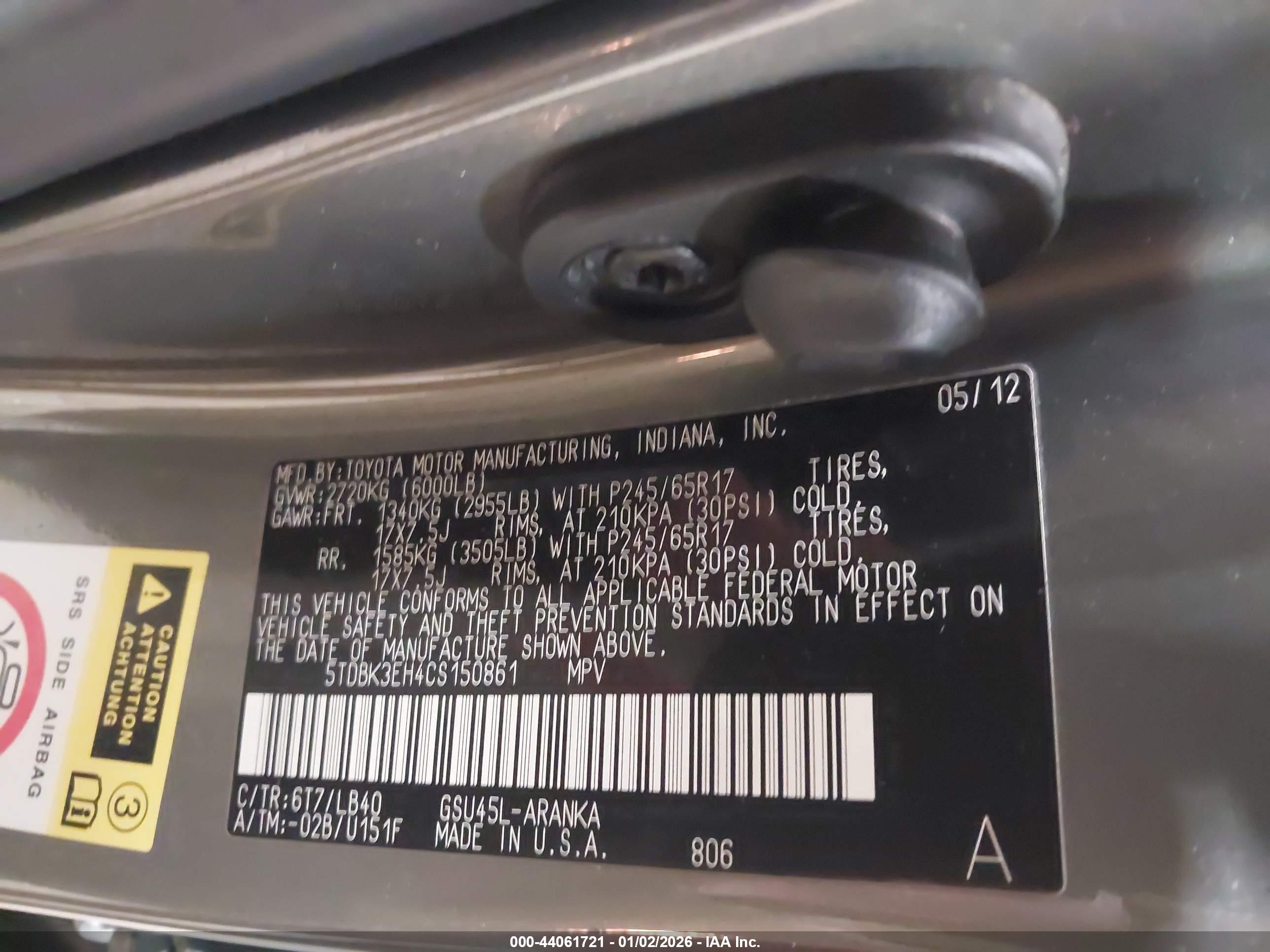 TOYOTA HIGHLANDER image 9