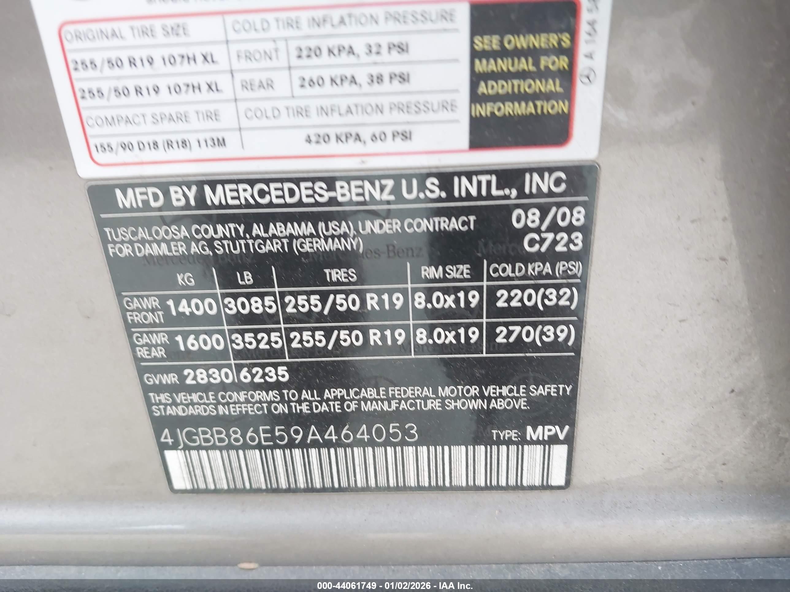 MERCEDES-BENZ ML image 9