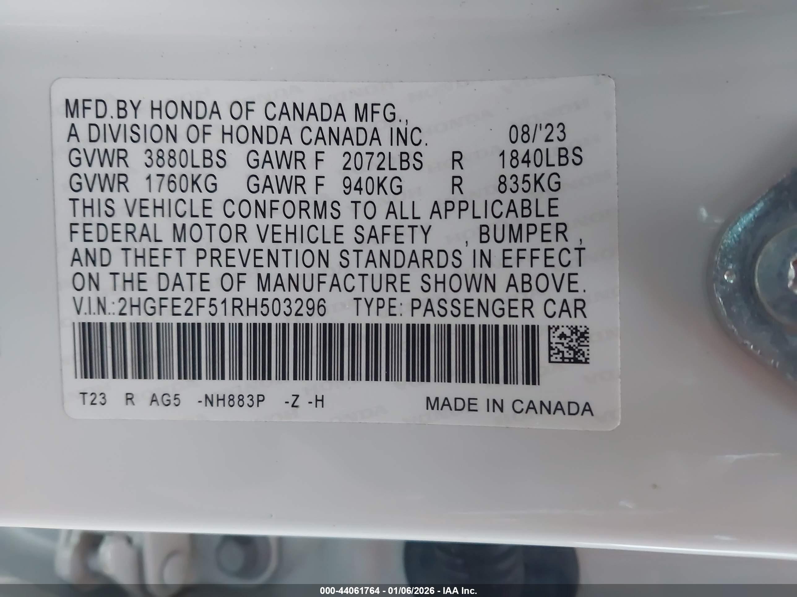 HONDA CIVIC image 9