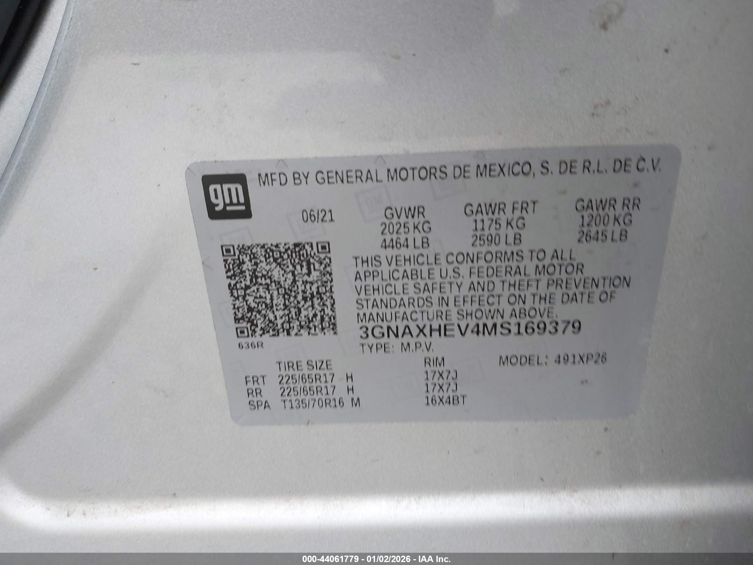 CHEVROLET EQUINOX image 9
