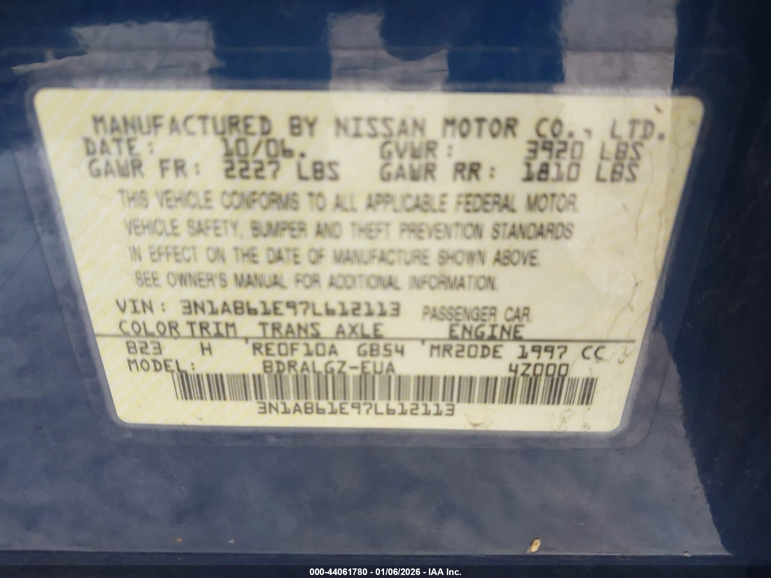 NISSAN SENTRA image 9