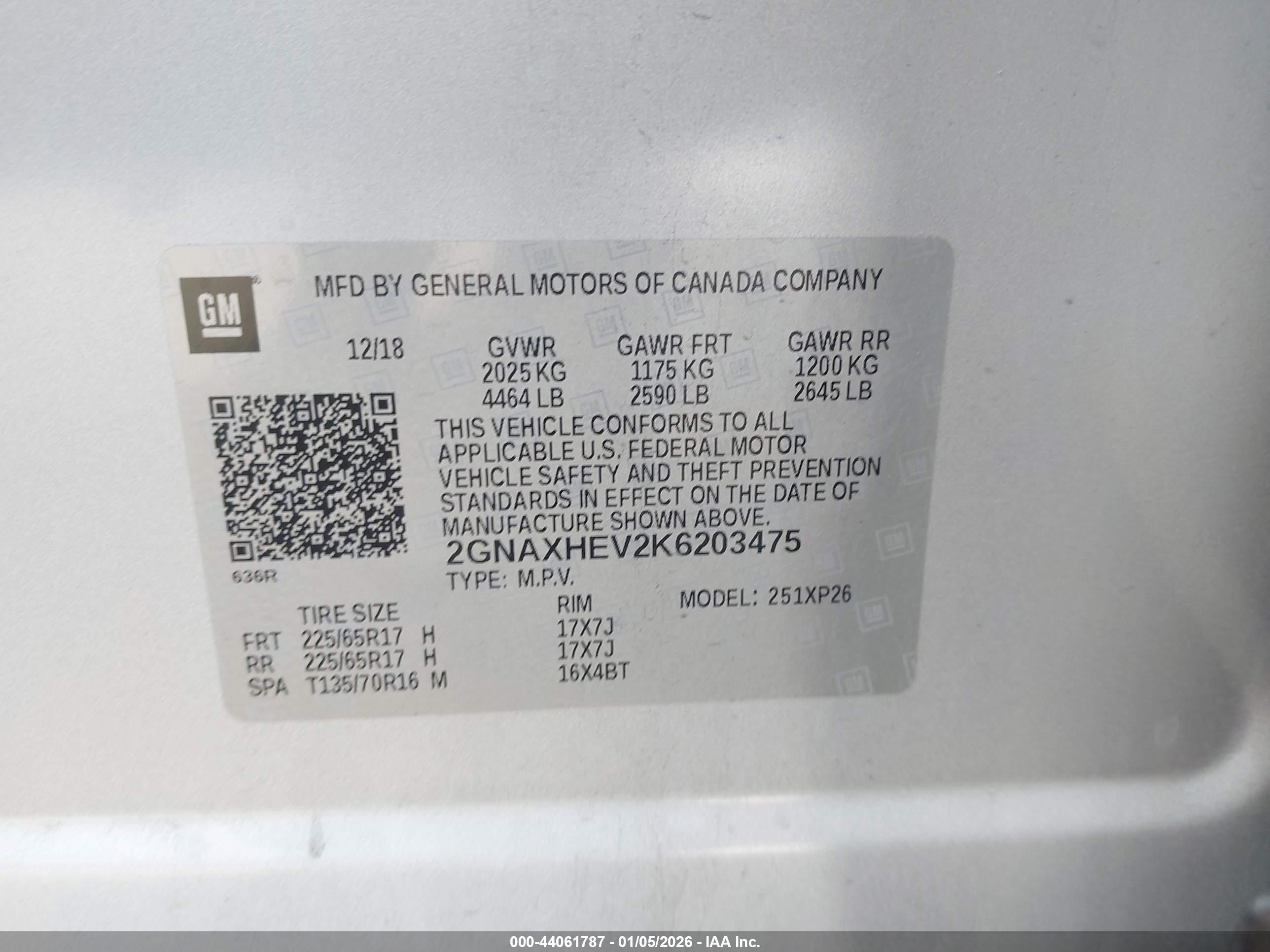 CHEVROLET EQUINOX image 9