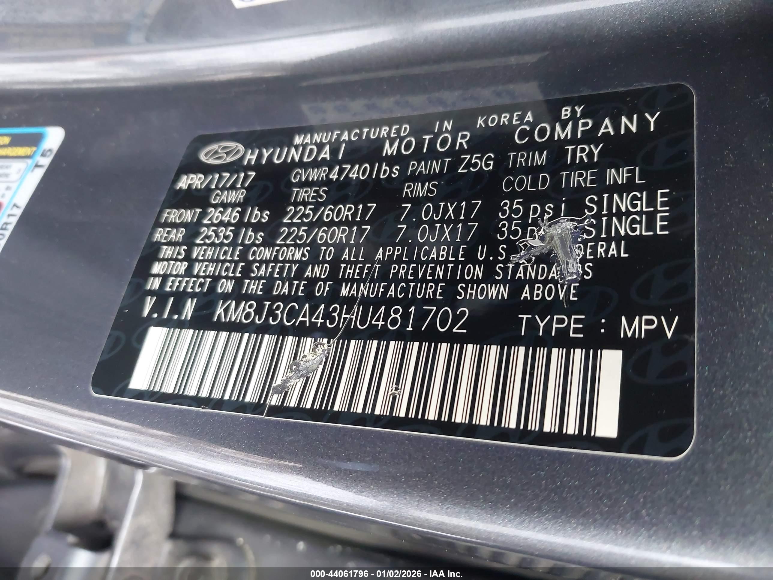HYUNDAI TUCSON image 9
