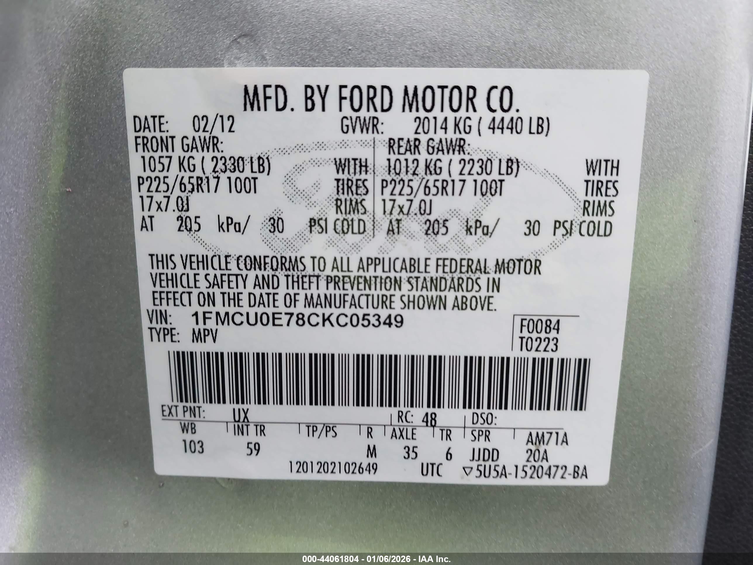 FORD ESCAPE image 9